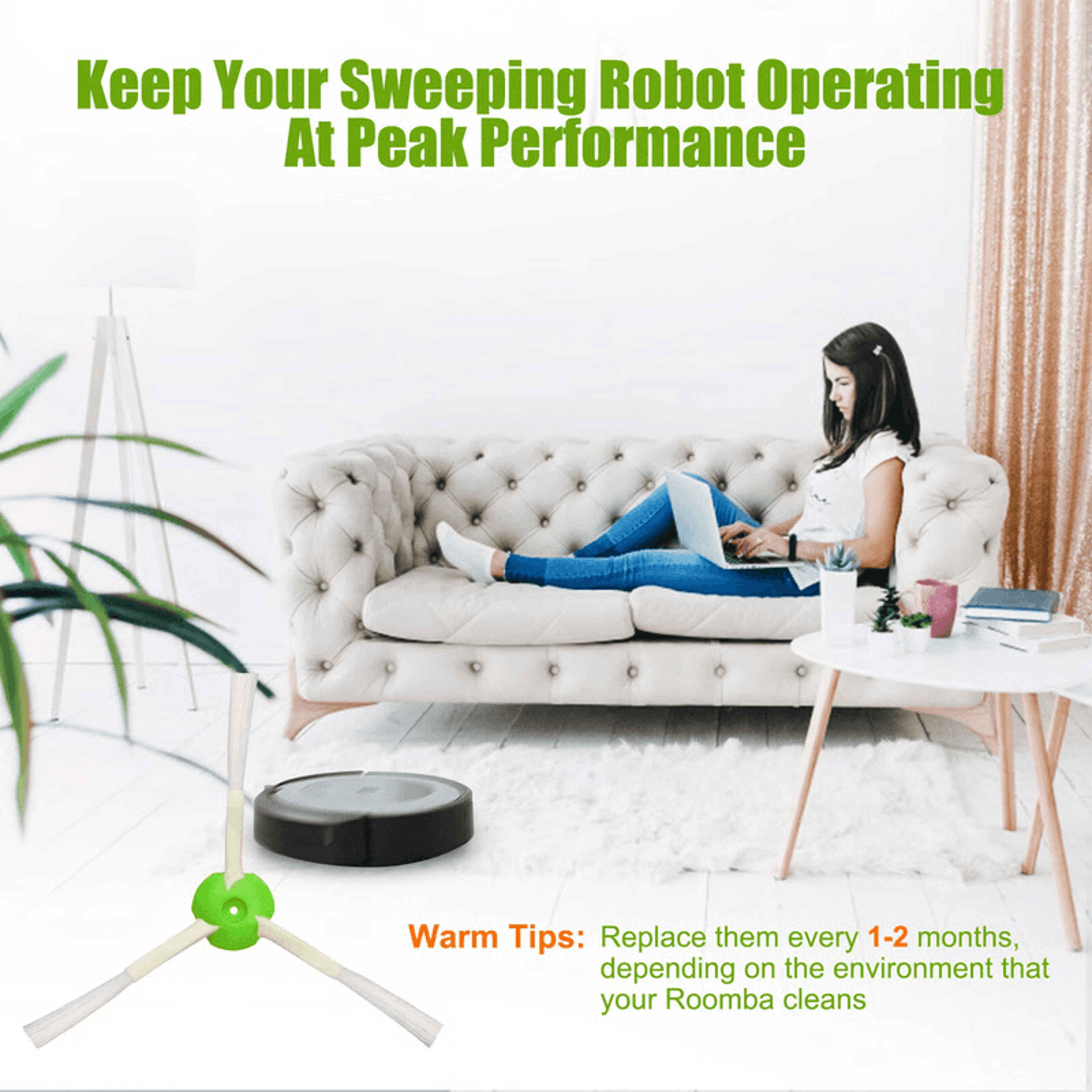 IRobot Roomba Accessories Set With HEPA Filters And Side Brush Replacements 5