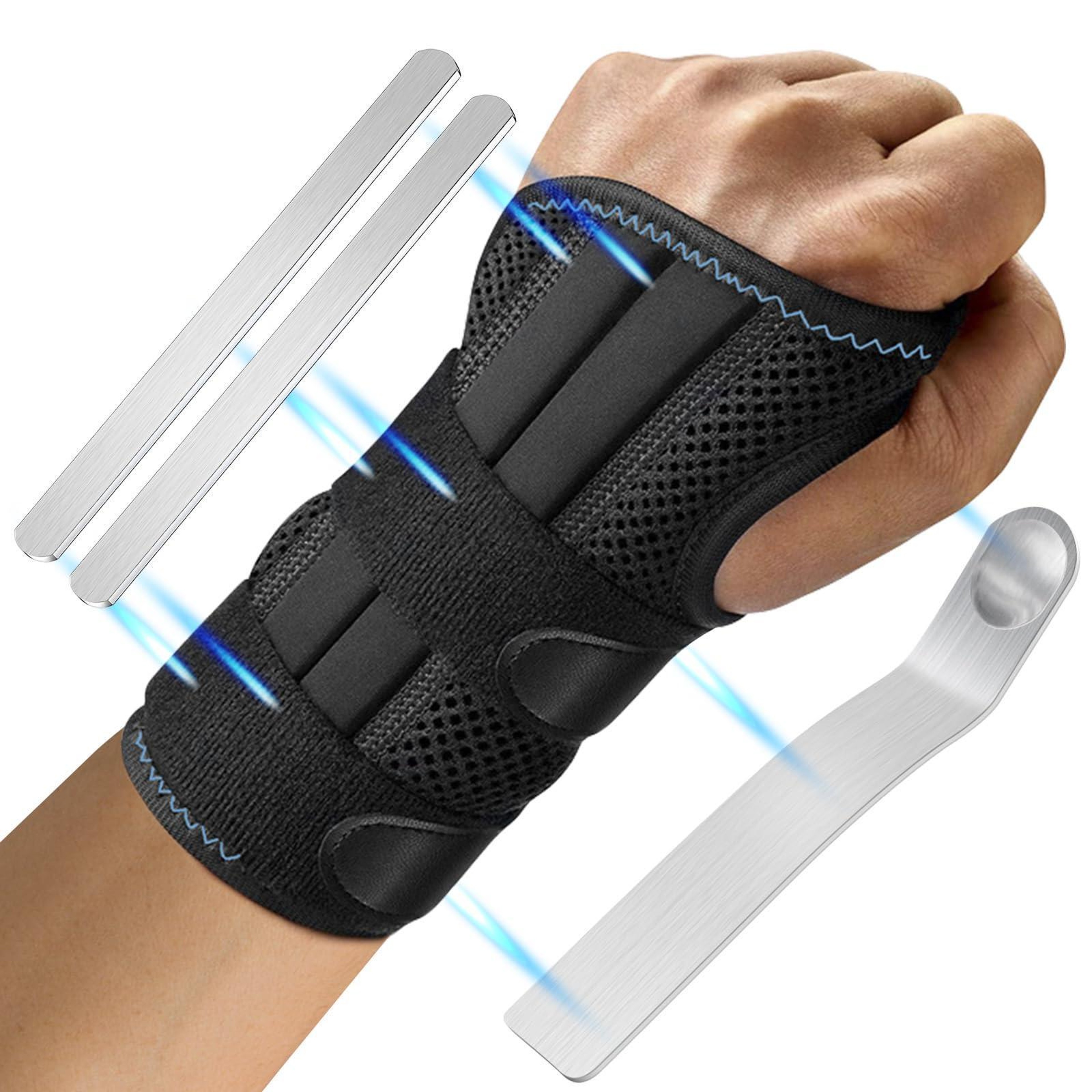 Adjustable Wrist Brace for Carpal Tunnel Pain Relief with Thumb Support – view 7