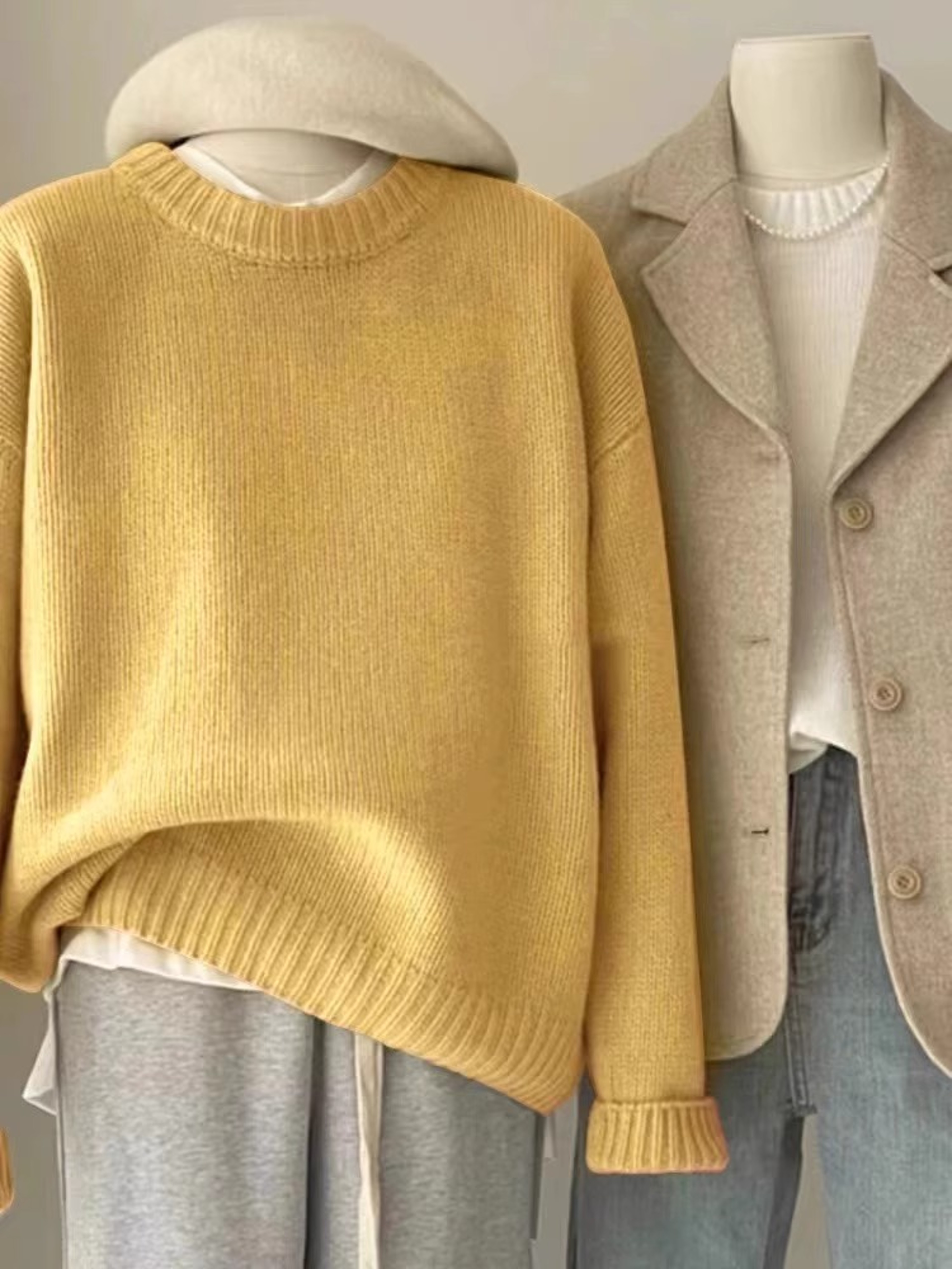 Women's 100% Cashmere Crewneck Sweater Soft Lightweight Luxury Knit – view 8