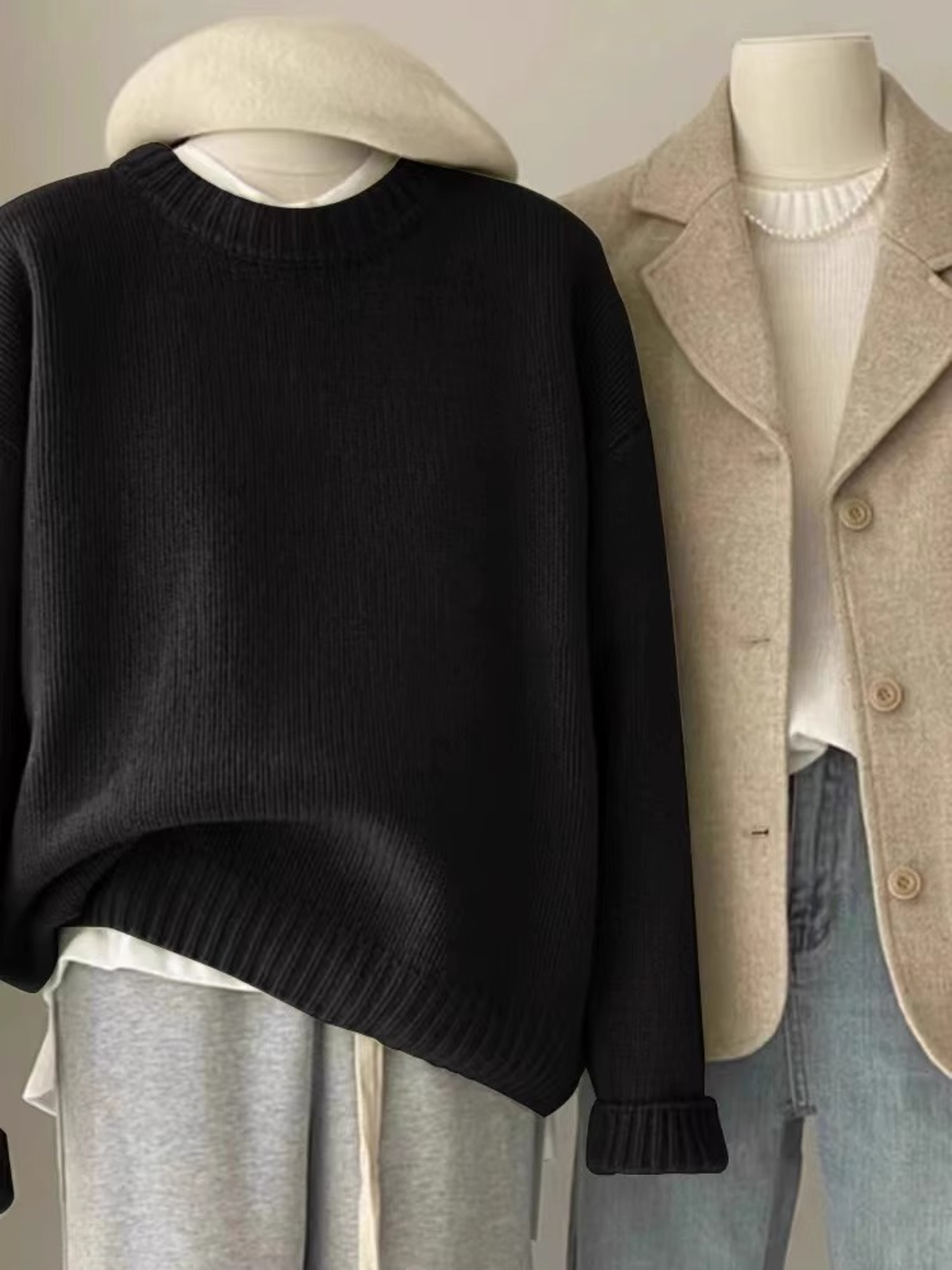 Women's 100% Cashmere Crewneck Sweater Soft Lightweight Luxury Knit – view 11