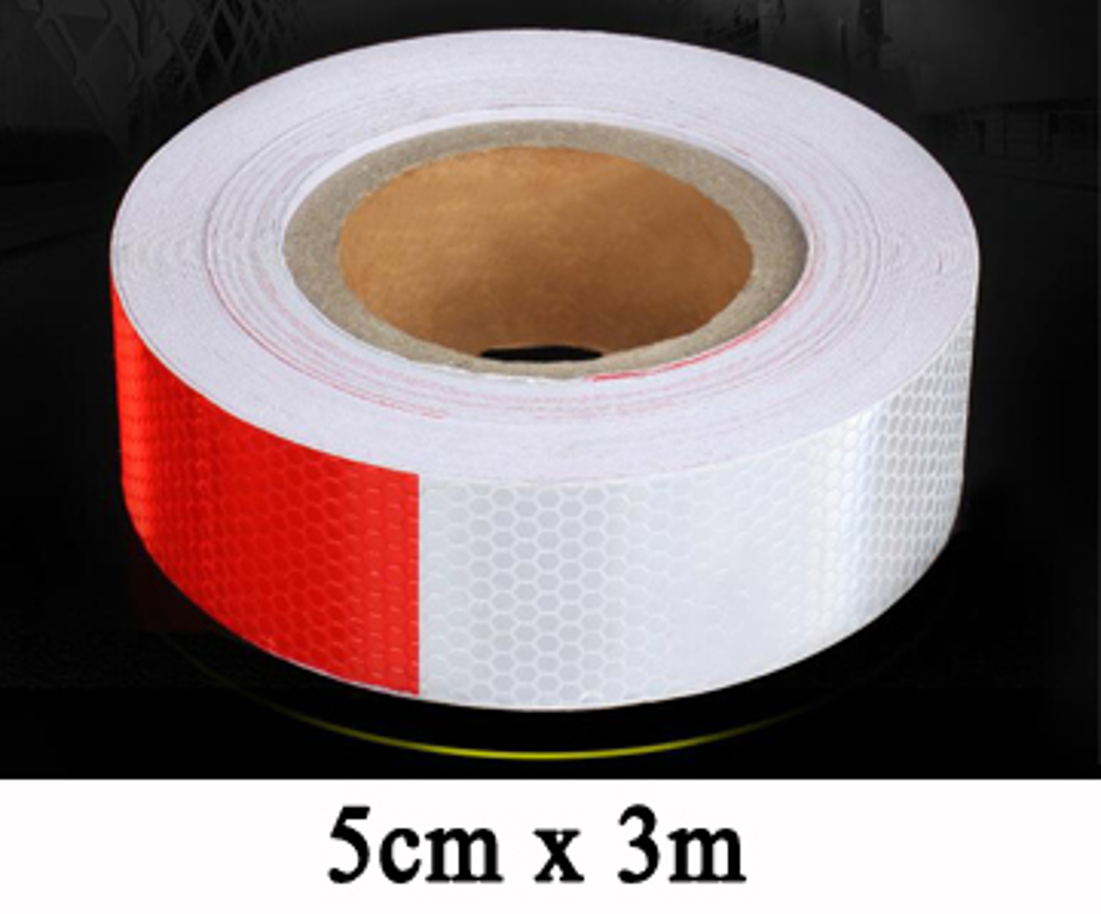 DOT C2 Reflective Tape 2 x 150 Roll for Trailers Trucks Red White Conspicuity Tape – view 7