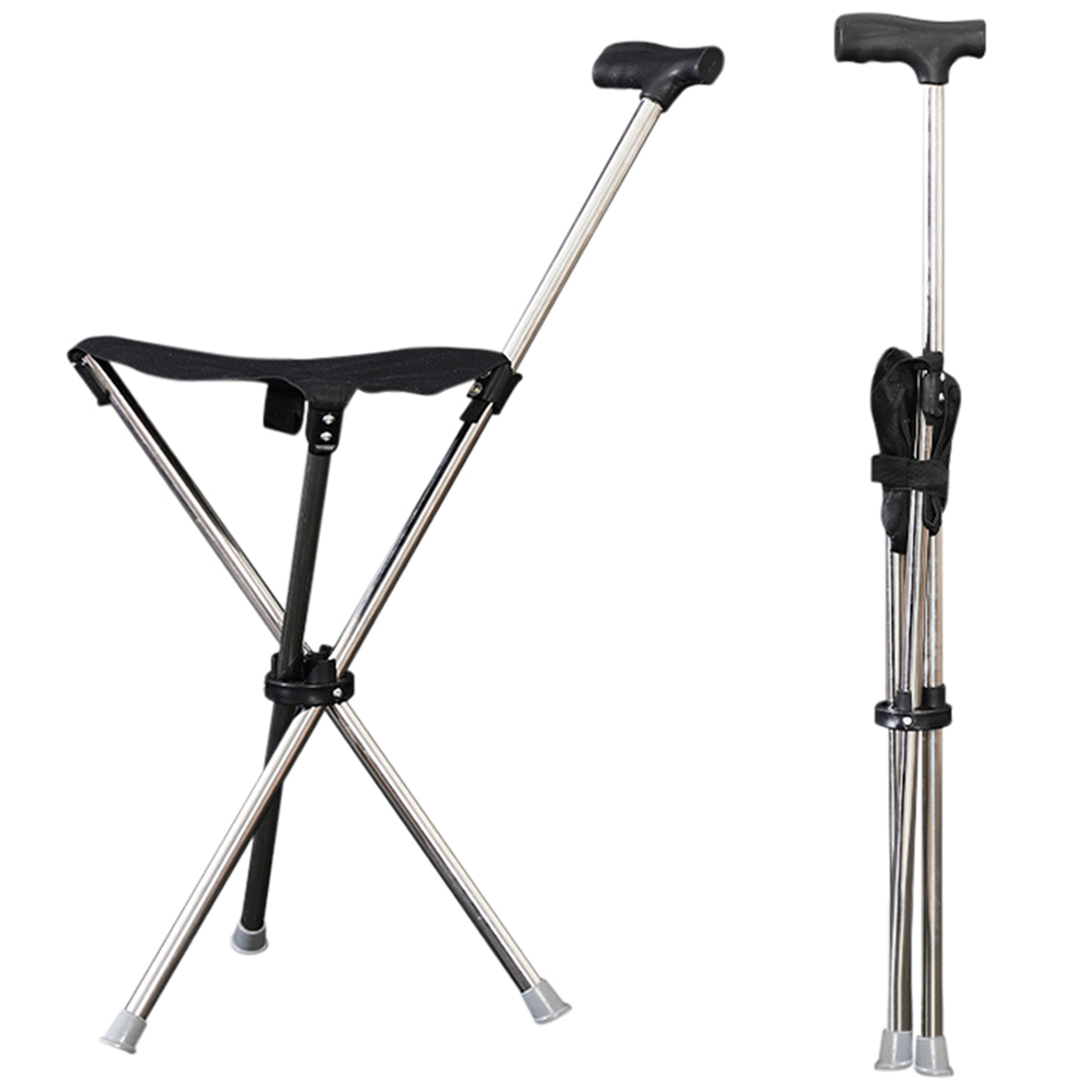 Lightweight Folding Cane with Seat for Seniors, Travel & Everyday Support – view 8