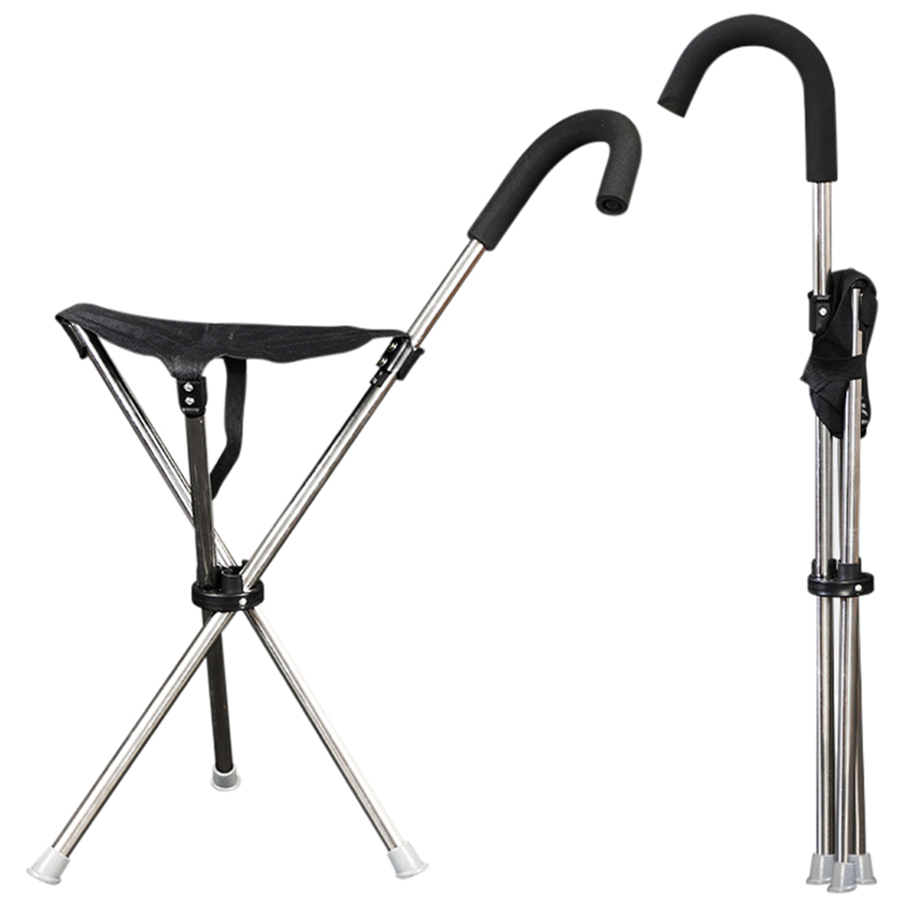 Lightweight Folding Cane with Seat for Seniors, Travel & Everyday Support – view 9