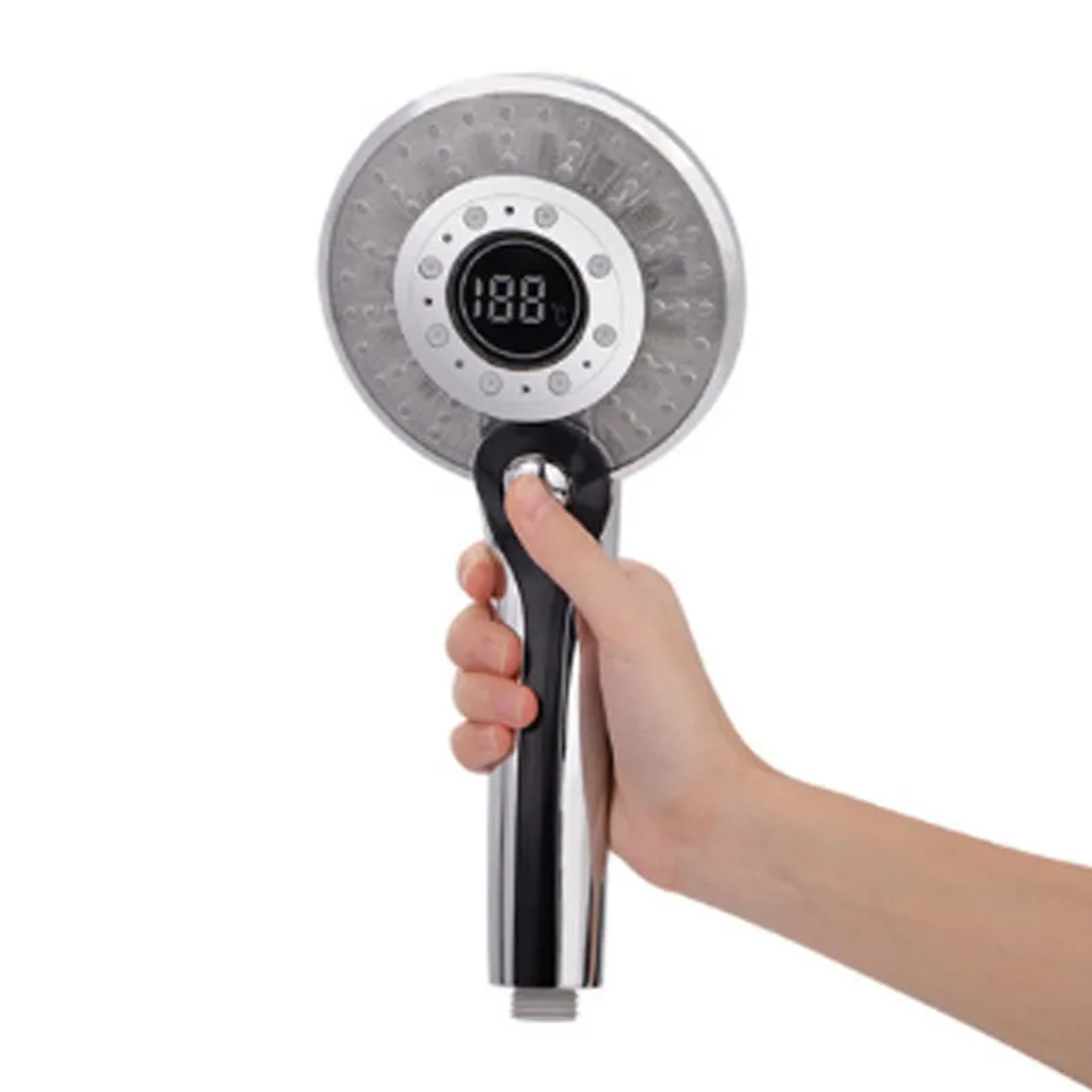Temperature Control Shower, LED Shower Head Digital, 3 Spraying Mode, Water Saving Shower Filter, Bathroom Accessories – view 7
