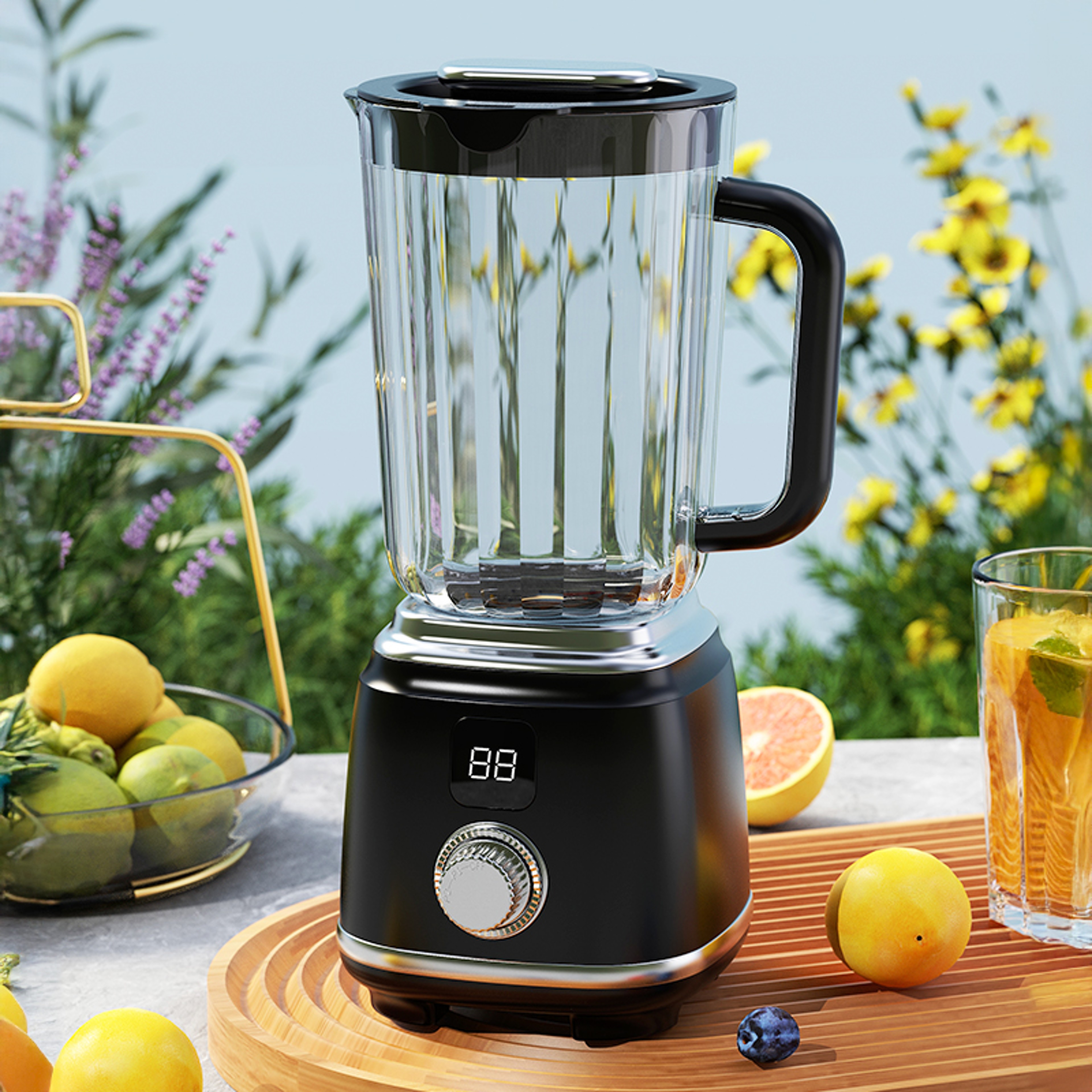 Mini LED Display USB Charging Fruit Juicer, Portable Household Blender, Making Smoothies and Milkshakes, Fresh Juice – view 6