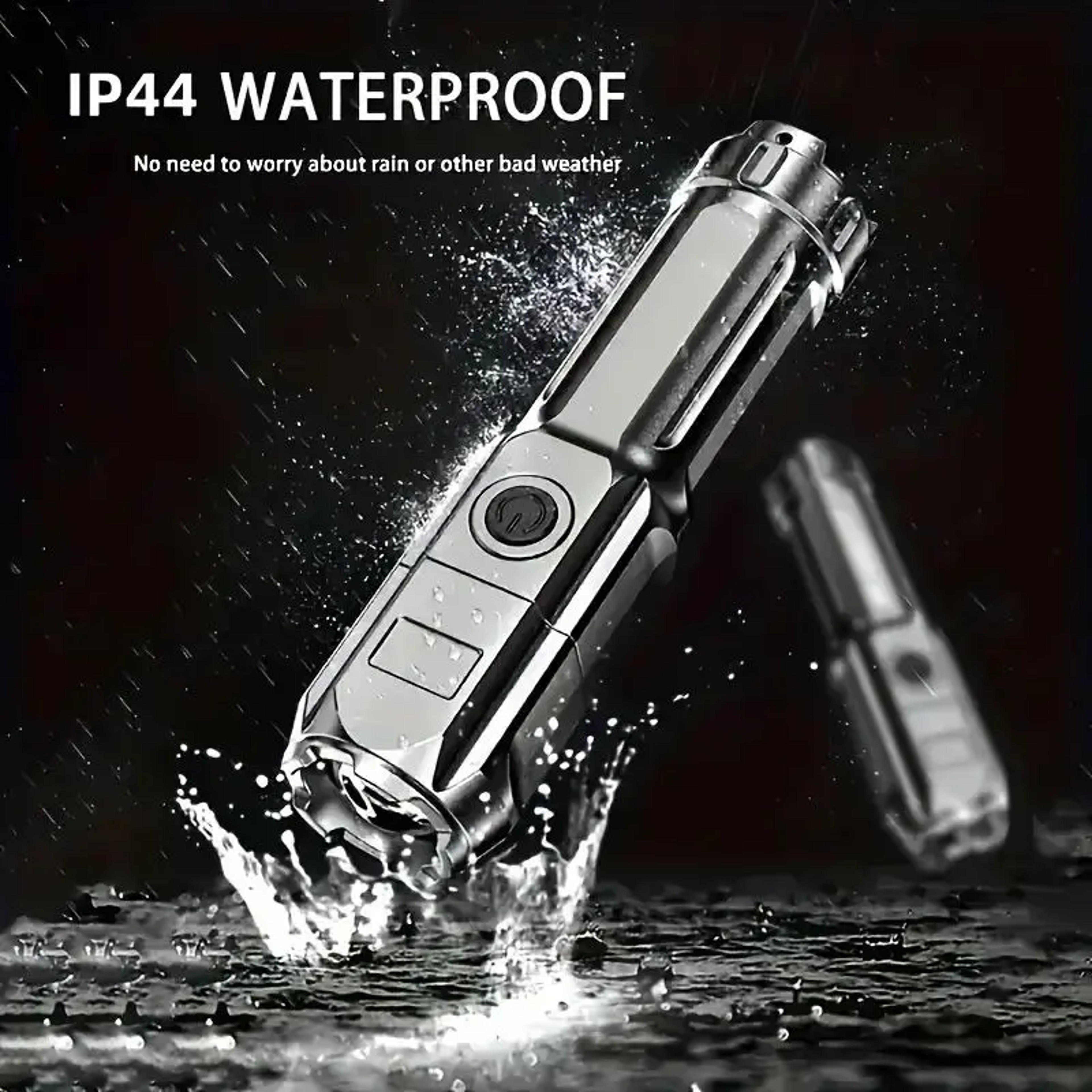 Rechargeable LED Flashlight Powerful USB Torch Waterproof Zoom Tactical Outdoor Flashlight For Camp 3