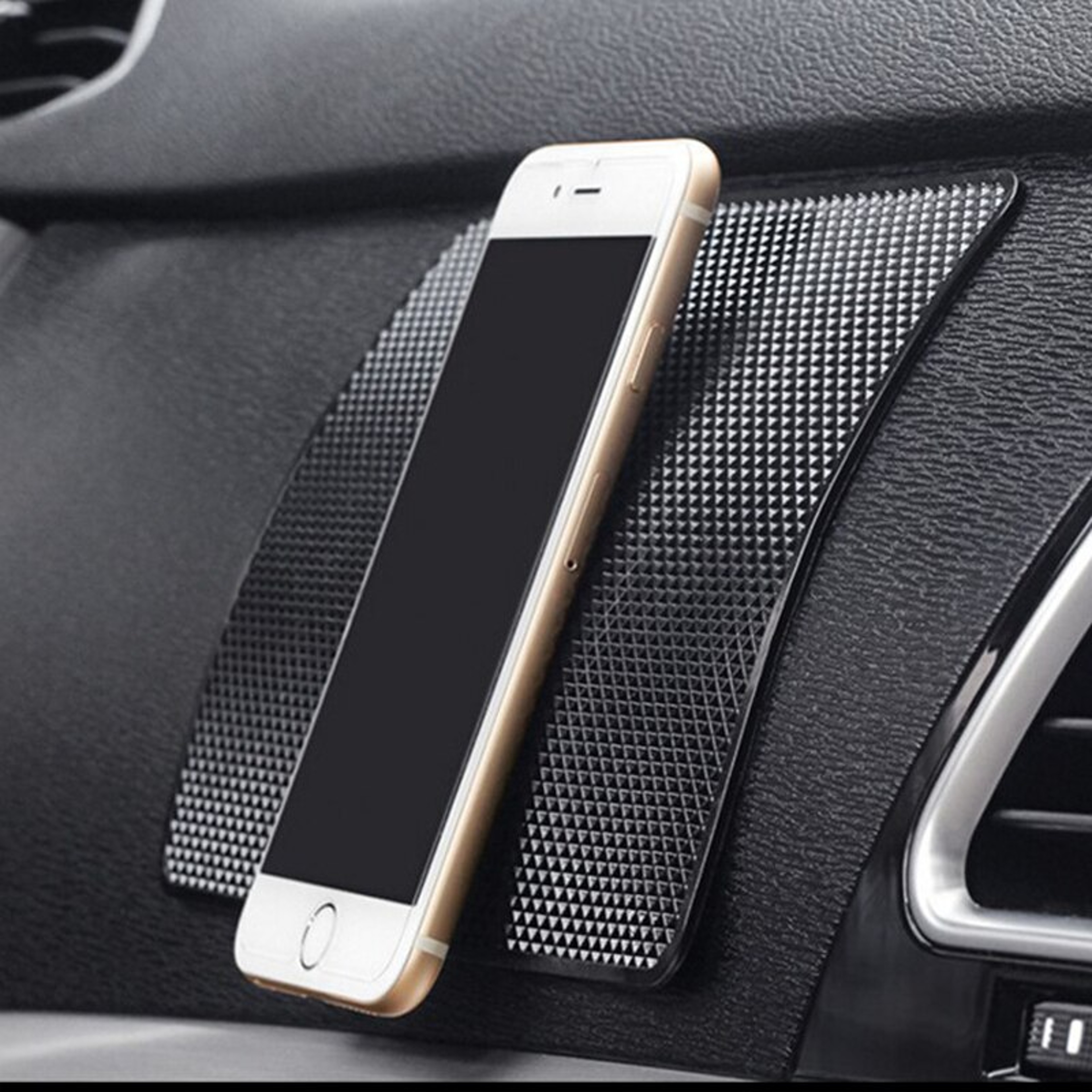 Sticky Anti Slip PVC Pads Car Dashboard Non Slip Mat Heat Resistant Phone Sunglasses Holder Car Int 2