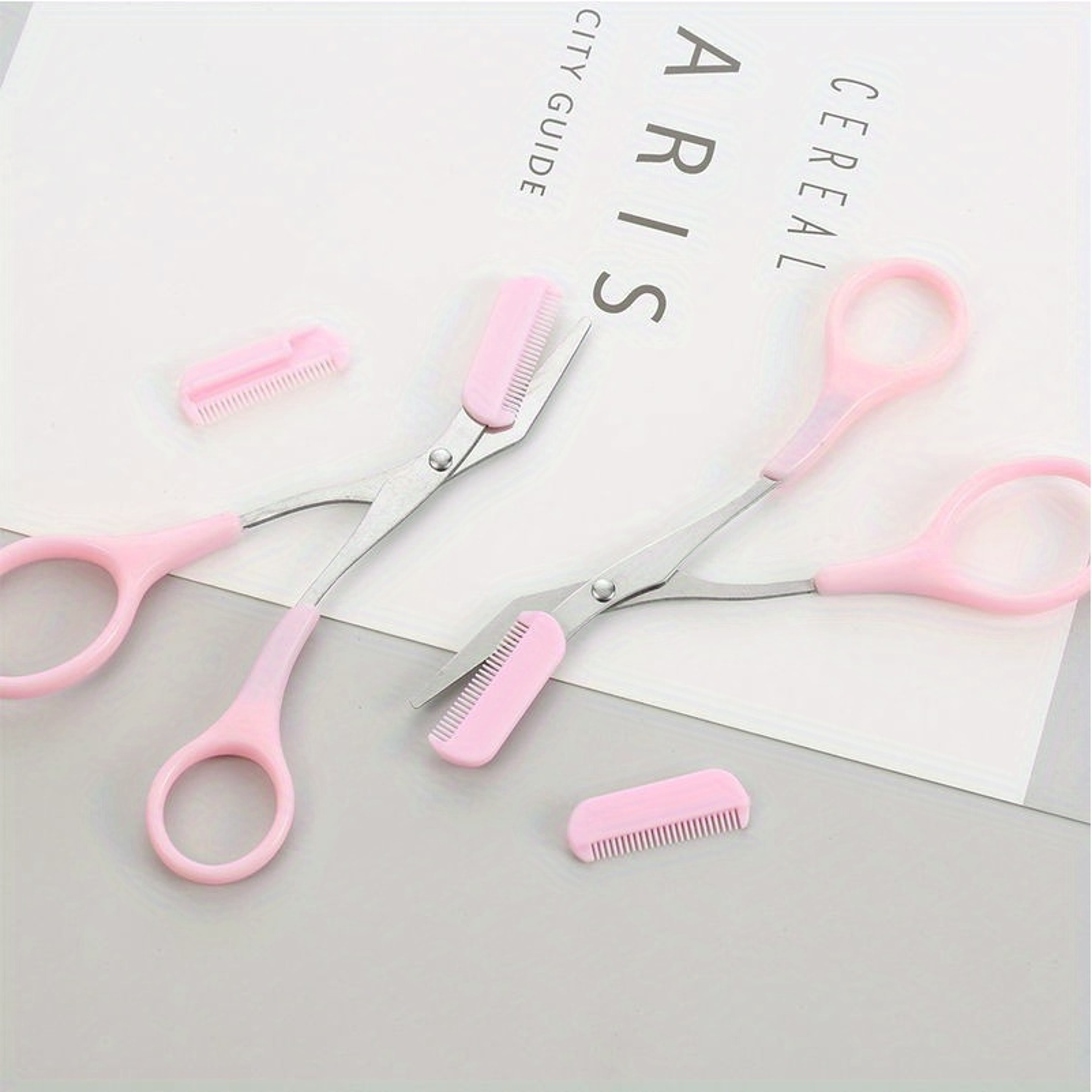 Safe Eyebrow Trimming Makeup Tool, Precise Creation Of Perfect Eyebrow Shape, Stainless Steel Eyebrow Trimming Scissors – view 5