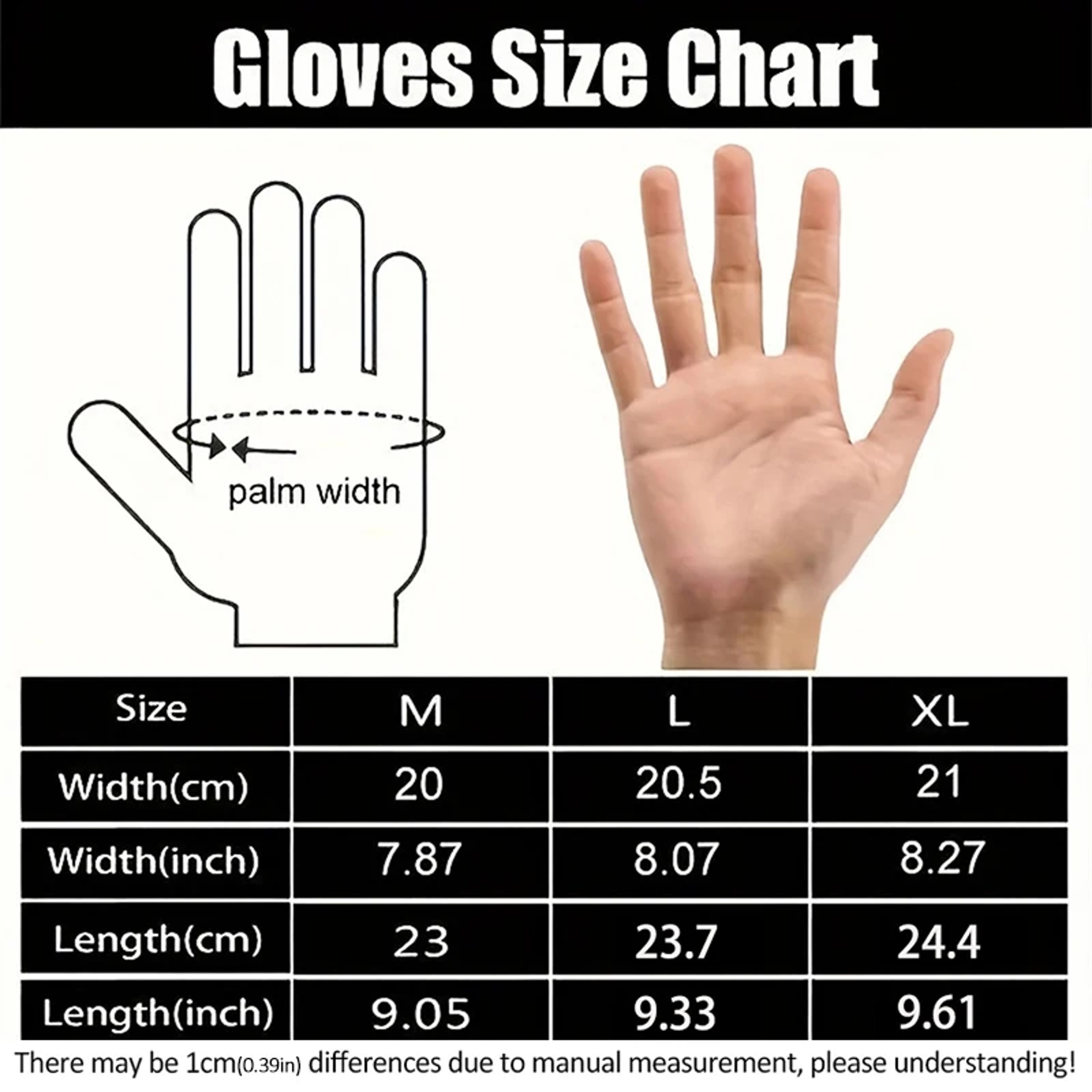 Touch Screen Winter Warm Gloves, Cold-proof Cycling Gloves, Men's Women's Running Hiking Skiing Gloves – view 6