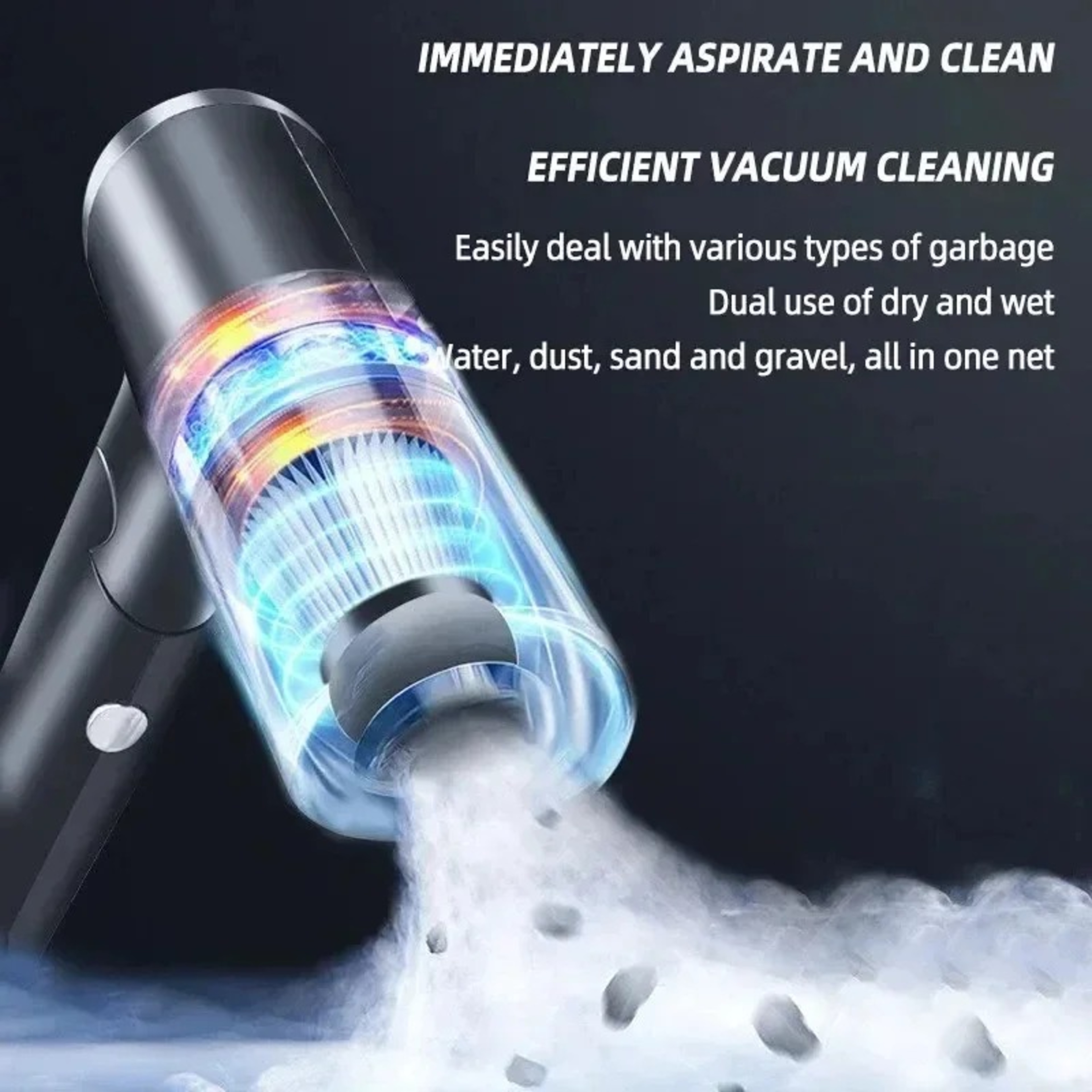 Wireless Vacuum Cleaner Dual Use for Home and Car, Portable Wireless Car Vacuum Cleaner, High Power Vacuum Cleaner – view 5