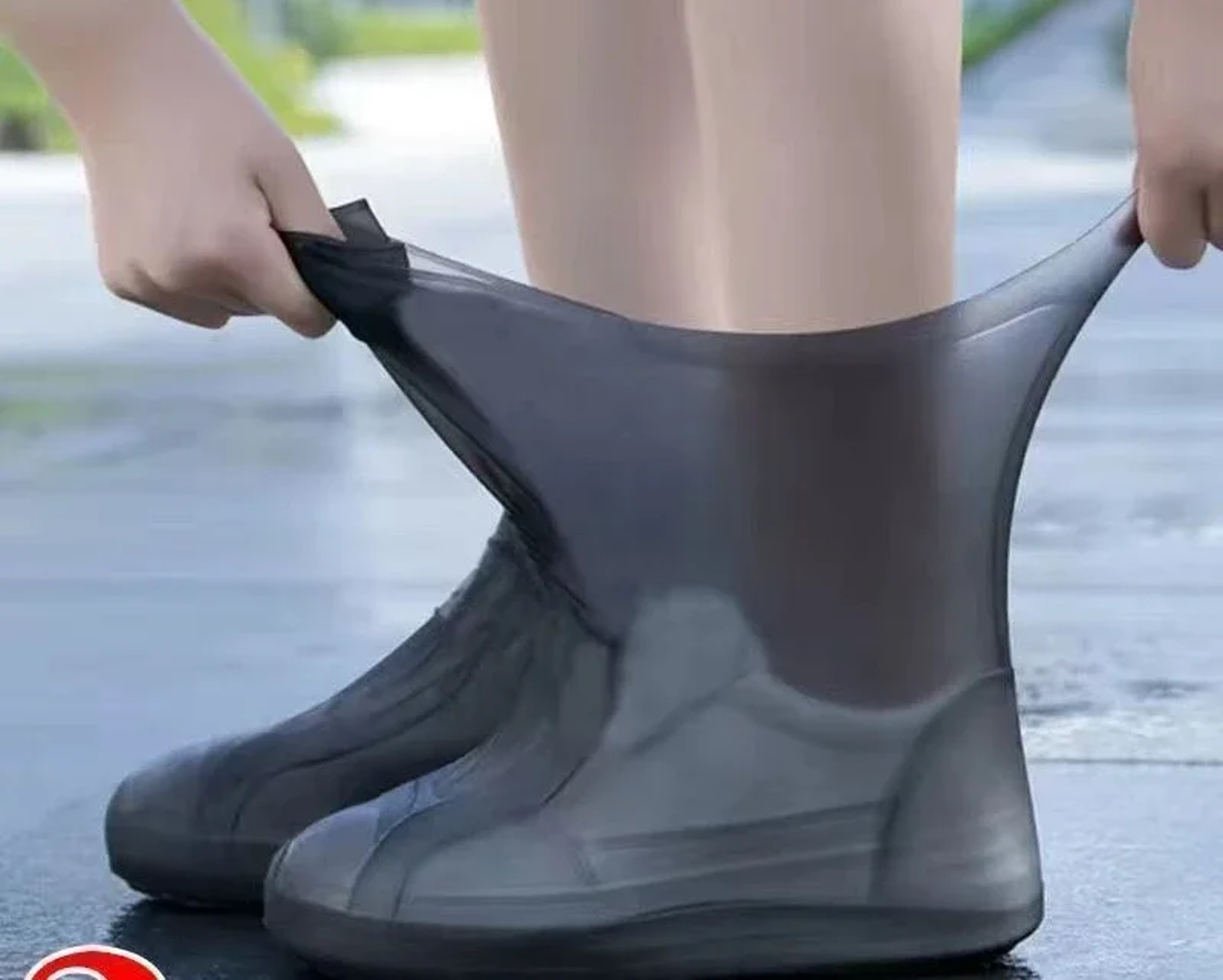 Overshoes Accessories For Outdoor Rainy Day 1 Pair Silicone WaterProof Shoe Covers Lipresistant Rub 6