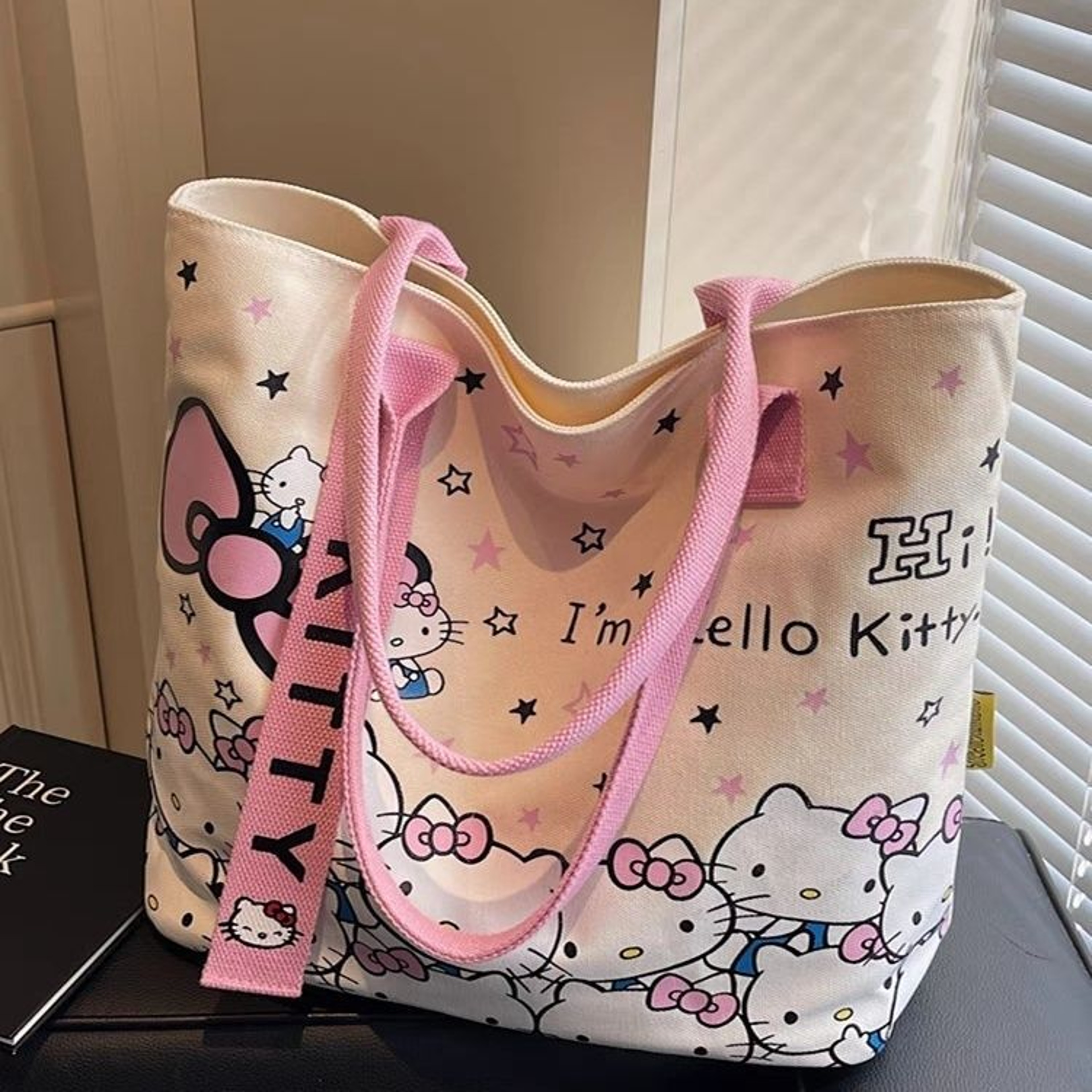 Cartoon Kt Cat Handbag Backpack, Anime Sanrio Hello Kitty Large Capacity Shoulder Bag, Schoolbag Holiday Christmas – view 9