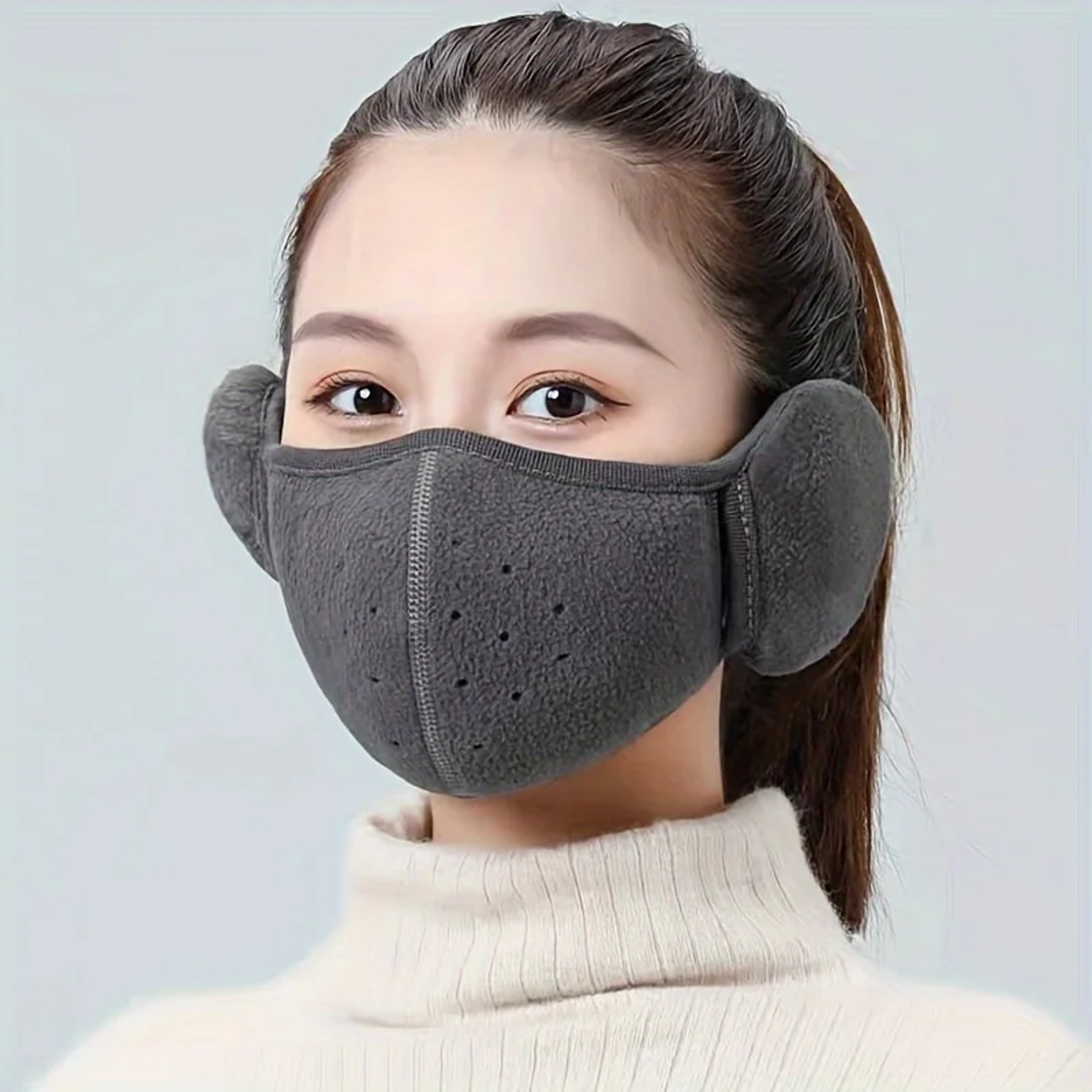 Full Cover Face Mask Outdoor Windproof Mask, Winter Mask Warm Mask, Breathable Thickened Dustproof Reusable Mask – view 9