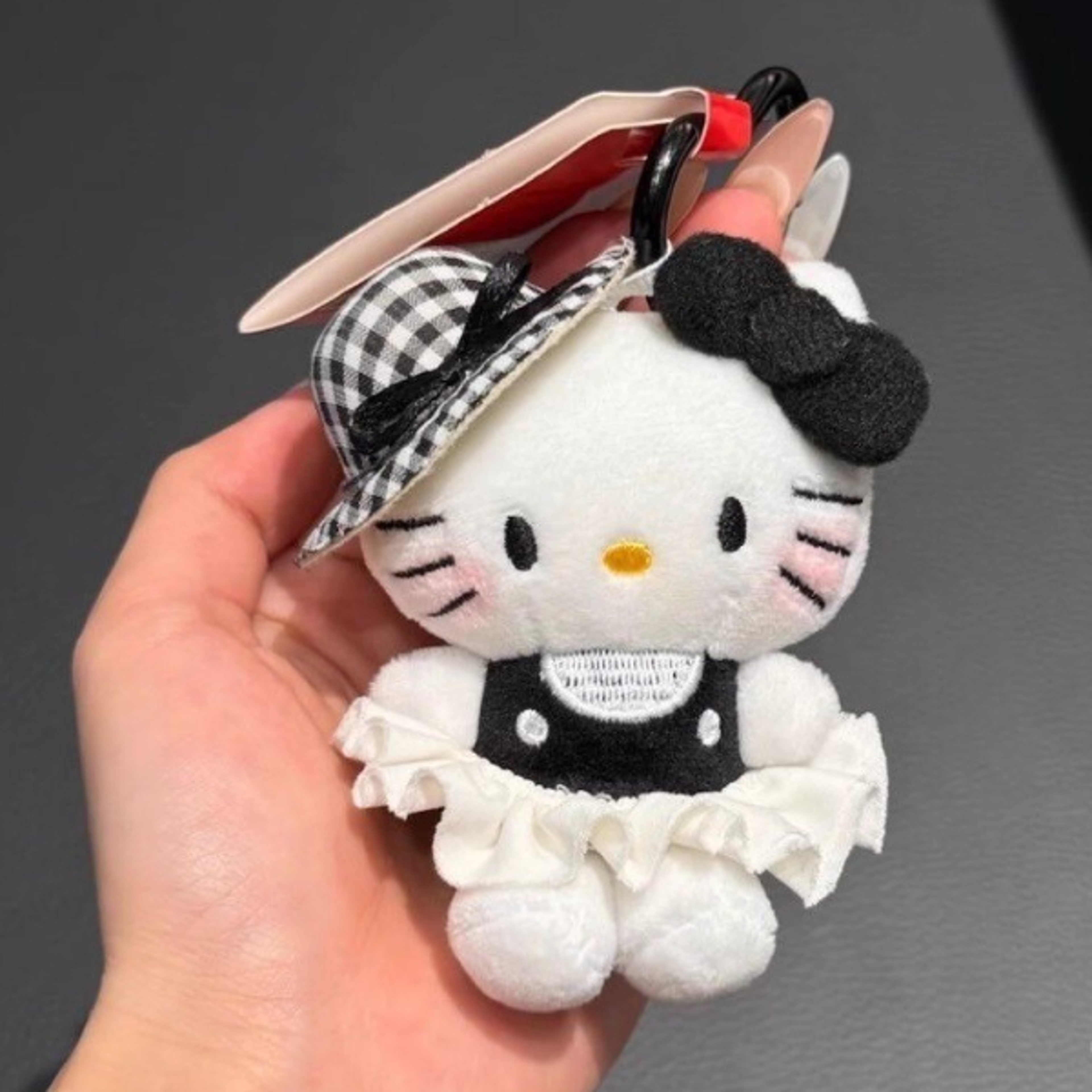 Hello Kitty Sanrio Kawaii Peripheral Pendant Doll Keychain Cute Fashion Sunglasses Backpack Acces