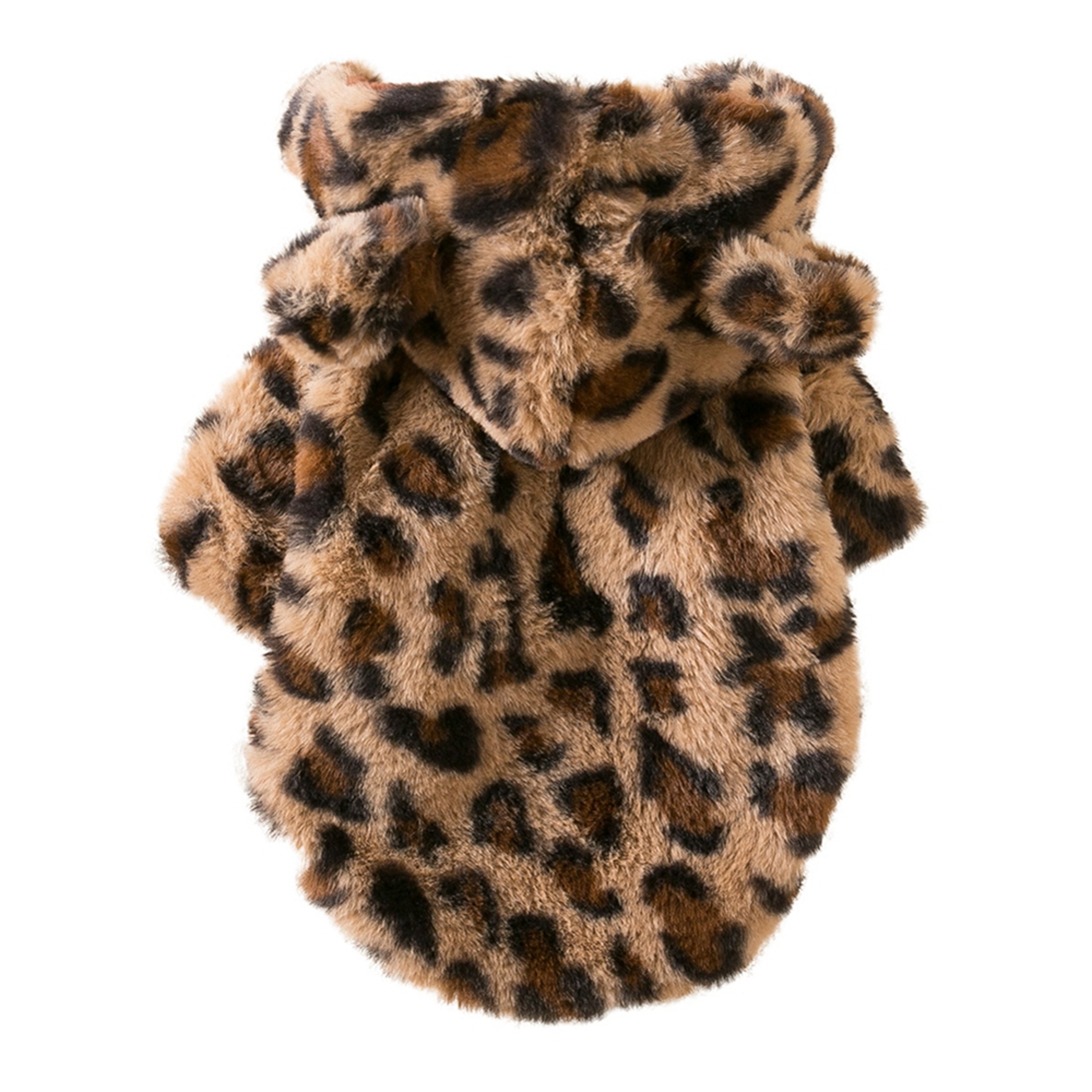 Winter Pet Dog Clothes Warm Fleece, Dog Coat Jacket, Leopard Dog Hoodie, French Bulldog Clothing for Small Dogs – view 7