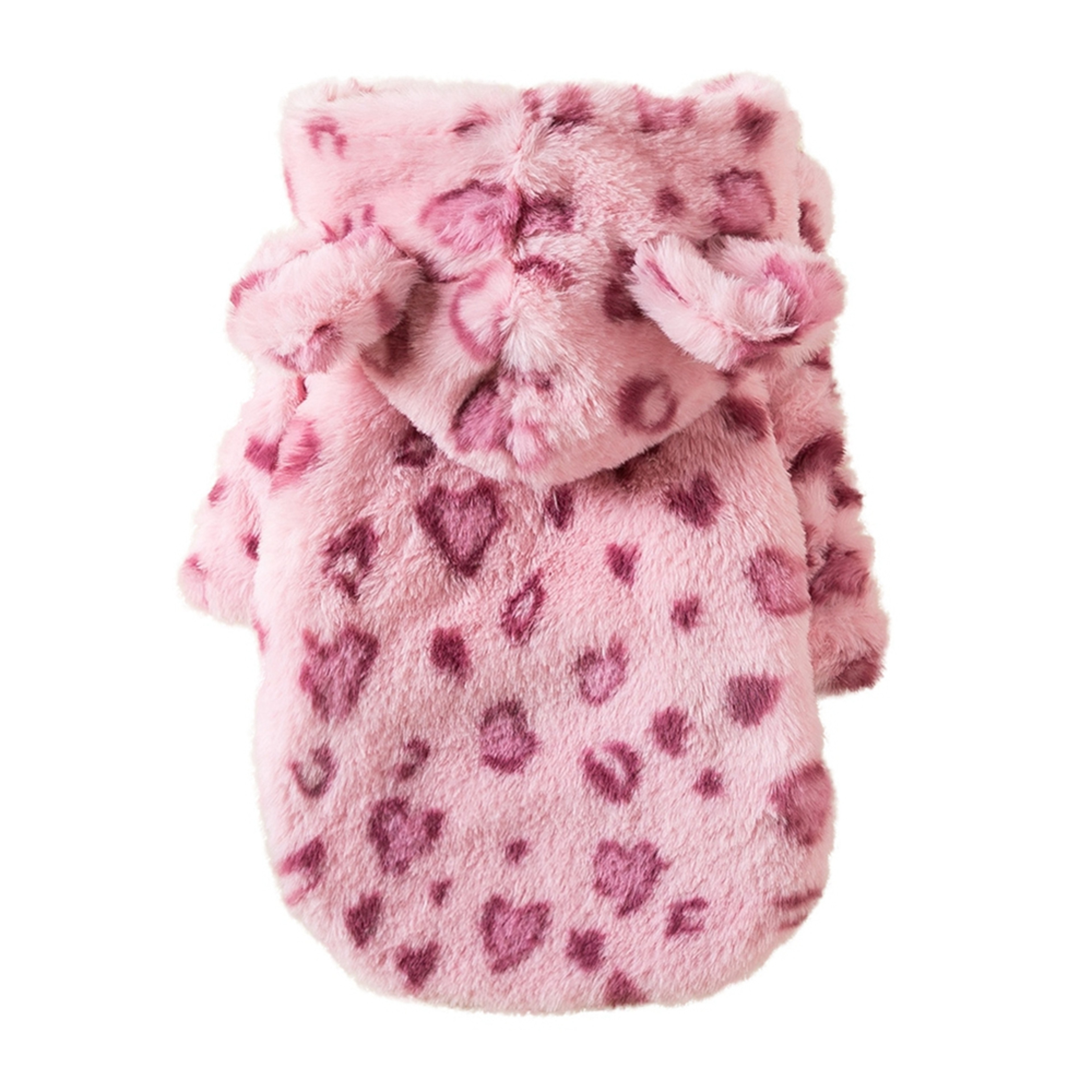 Winter Pet Dog Clothes Warm Fleece, Dog Coat Jacket, Leopard Dog Hoodie, French Bulldog Clothing for Small Dogs – view 8