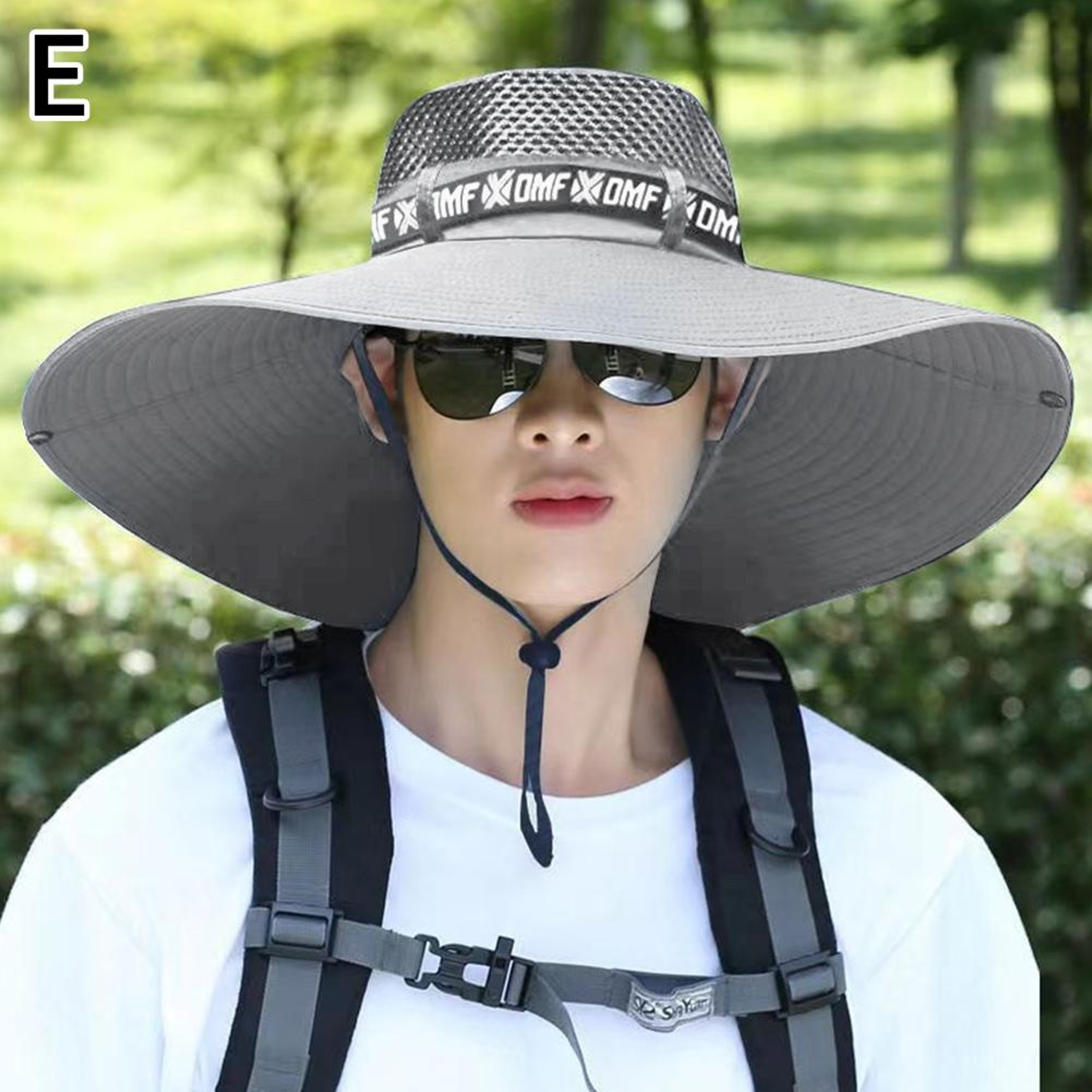 Maximum Protection Mesh Fisherman Hat Hiking, Breathable Fishing Caps Sun UV, Summer Large Sun Hat Men Women Outdoor – view 12