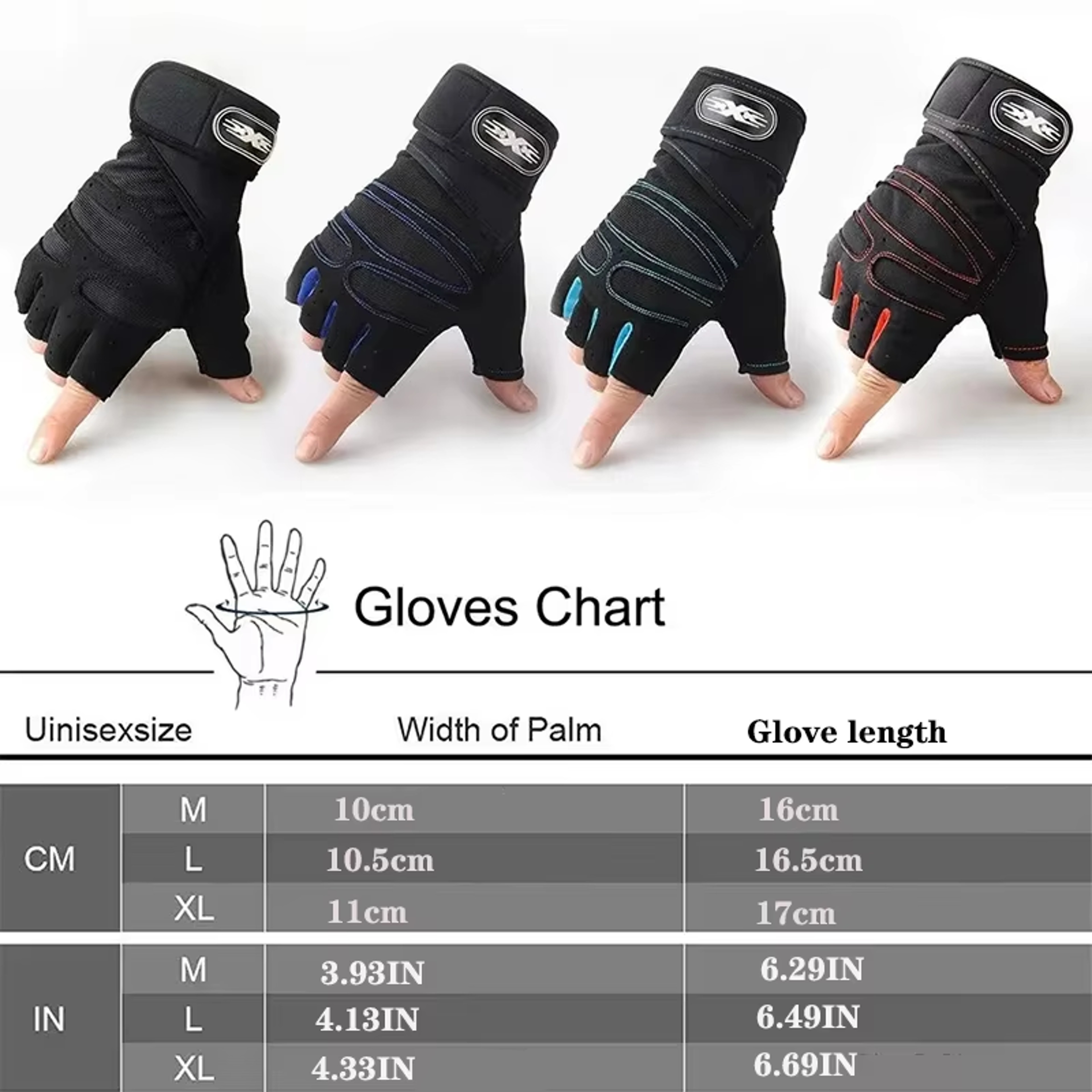 Dominate Your Workout, Building Training Sports Exercise Cycling Glove Shockproof, Premium Gym Gloves for Men Women – view 6