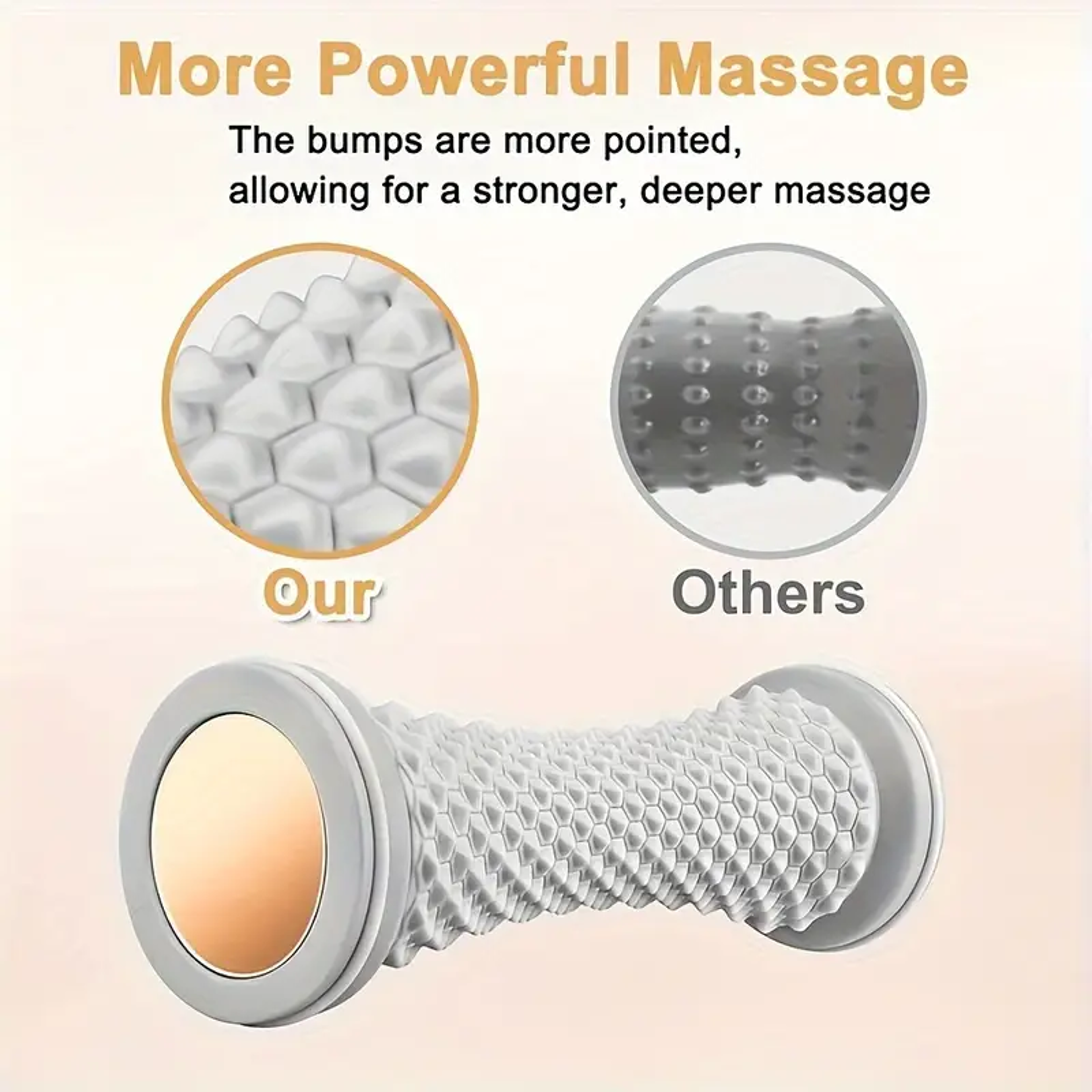 Durable Plastic Manual Foot Massager Rollers, Deep Tissue Relief, Targeted Arch Pain, Muscle Relaxation Care Tool – view 2