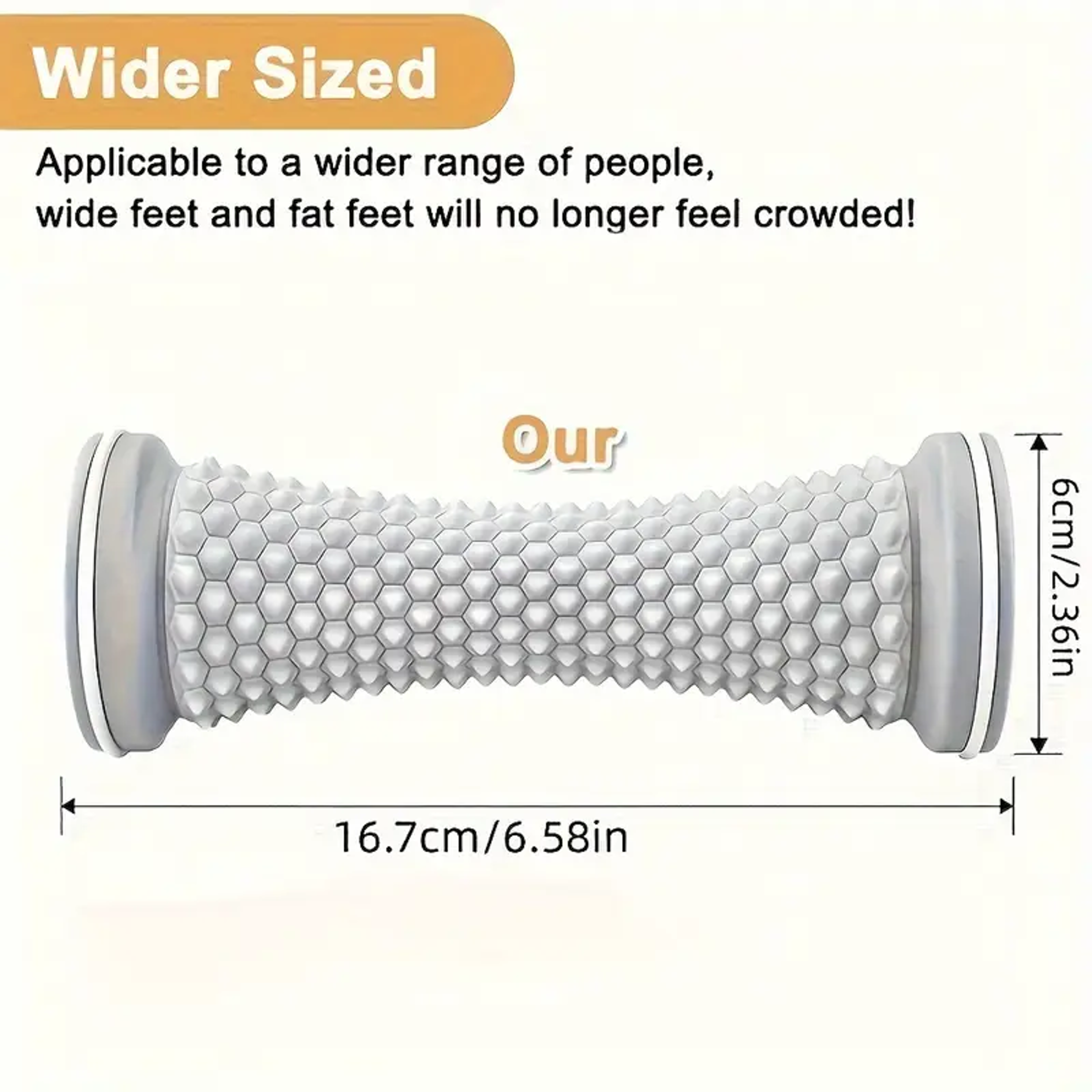Durable Plastic Manual Foot Massager Rollers, Deep Tissue Relief, Targeted Arch Pain, Muscle Relaxation Care Tool – view 6