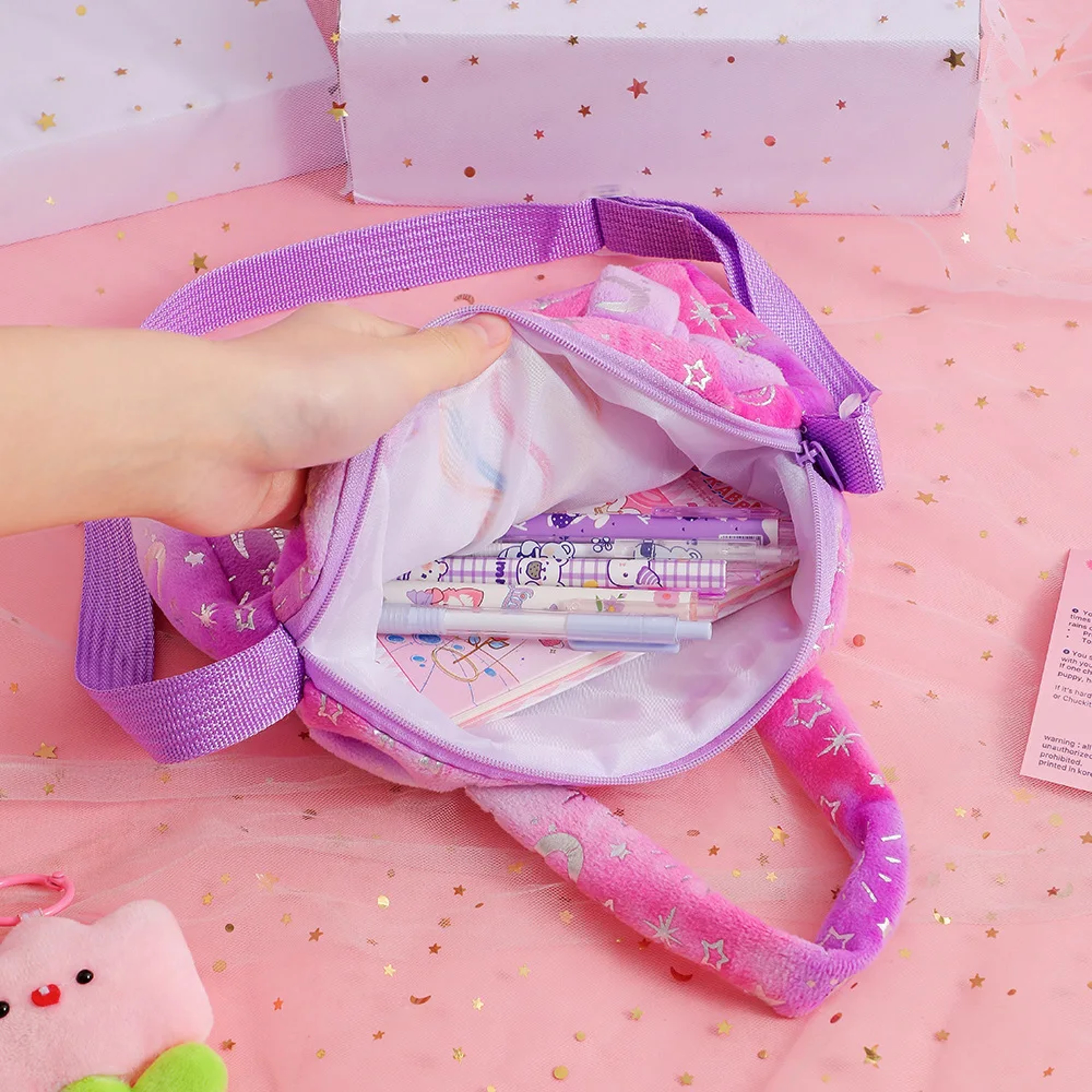 Fashion Sweet Unicorn Handbags for Girls, Cute Kid Crossbody Shoulder Bag, Little Girl Small Purse for Birthday Party – view 5