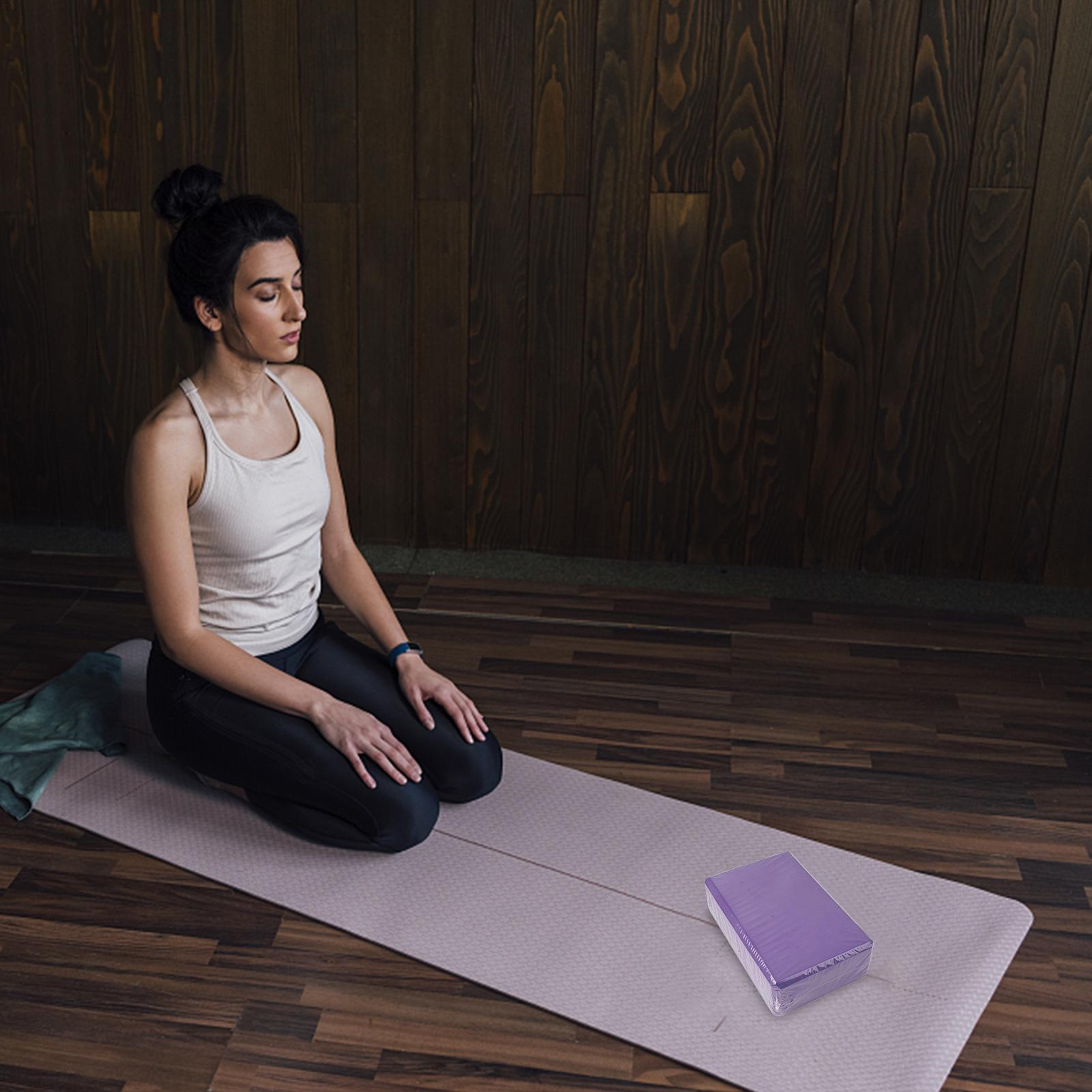 Brick Training Exercise, EVA Gym Blocks Foam, Yoga Auxiliary Tool, Fitness Equipment Dance, Stretching Body Shaping Yoga – view 4