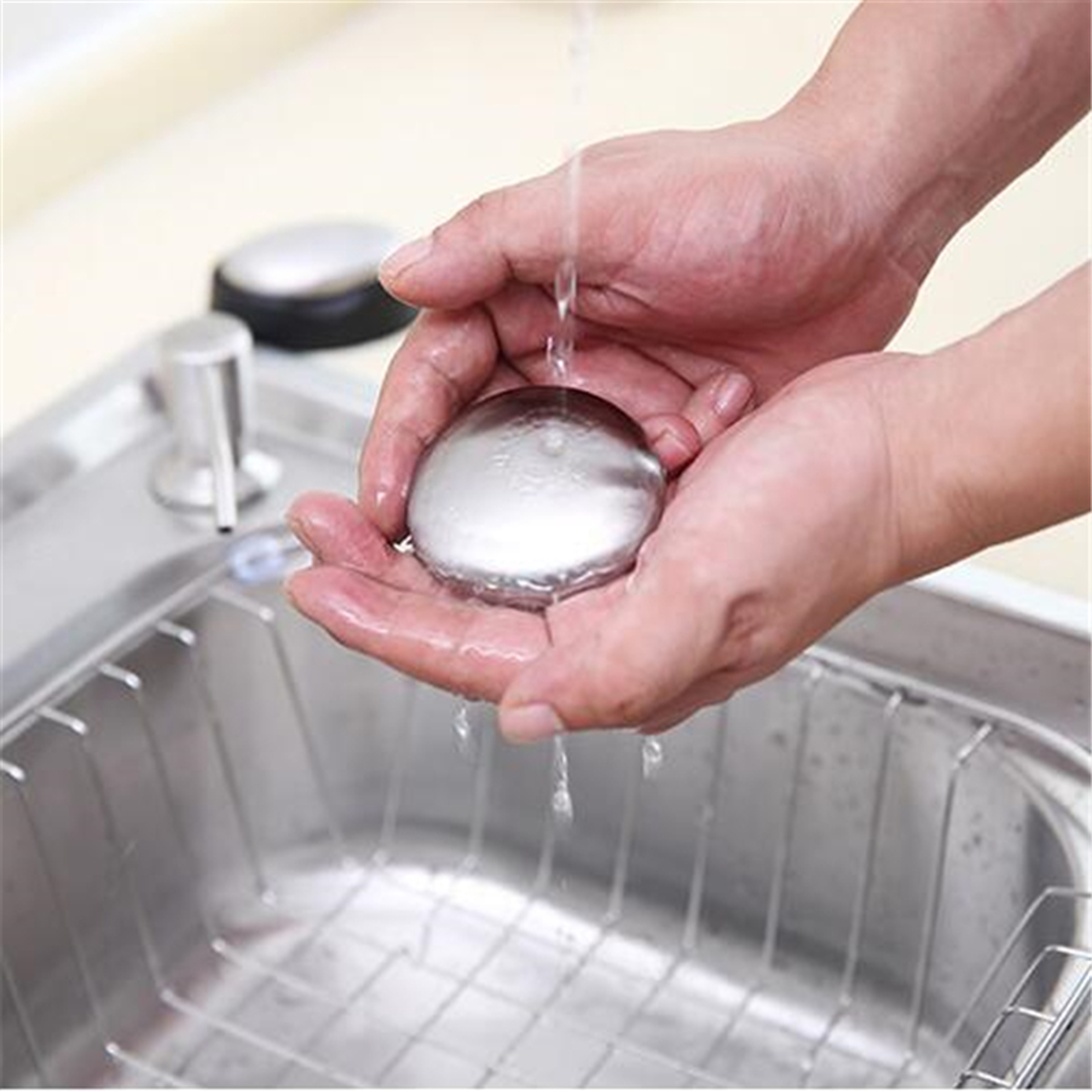 Cleansers Bath Shower Accessories, Stainless Steel Soap Kitchen Bar, Magic Odor Remover Stones – view 1