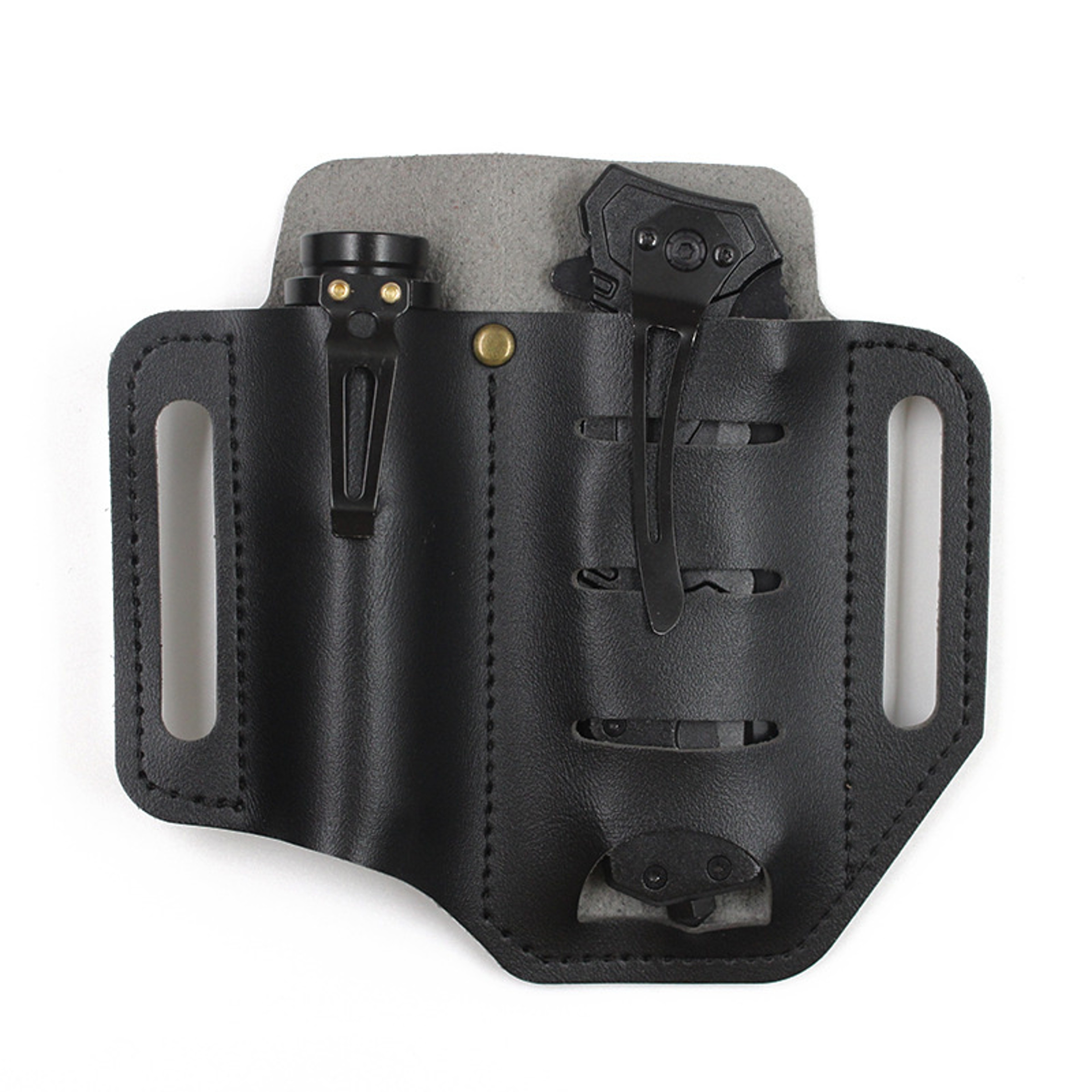 Universal Belt Storage Cover Case Knife Tactical Pen Holster Outdoor EDC Tool 2