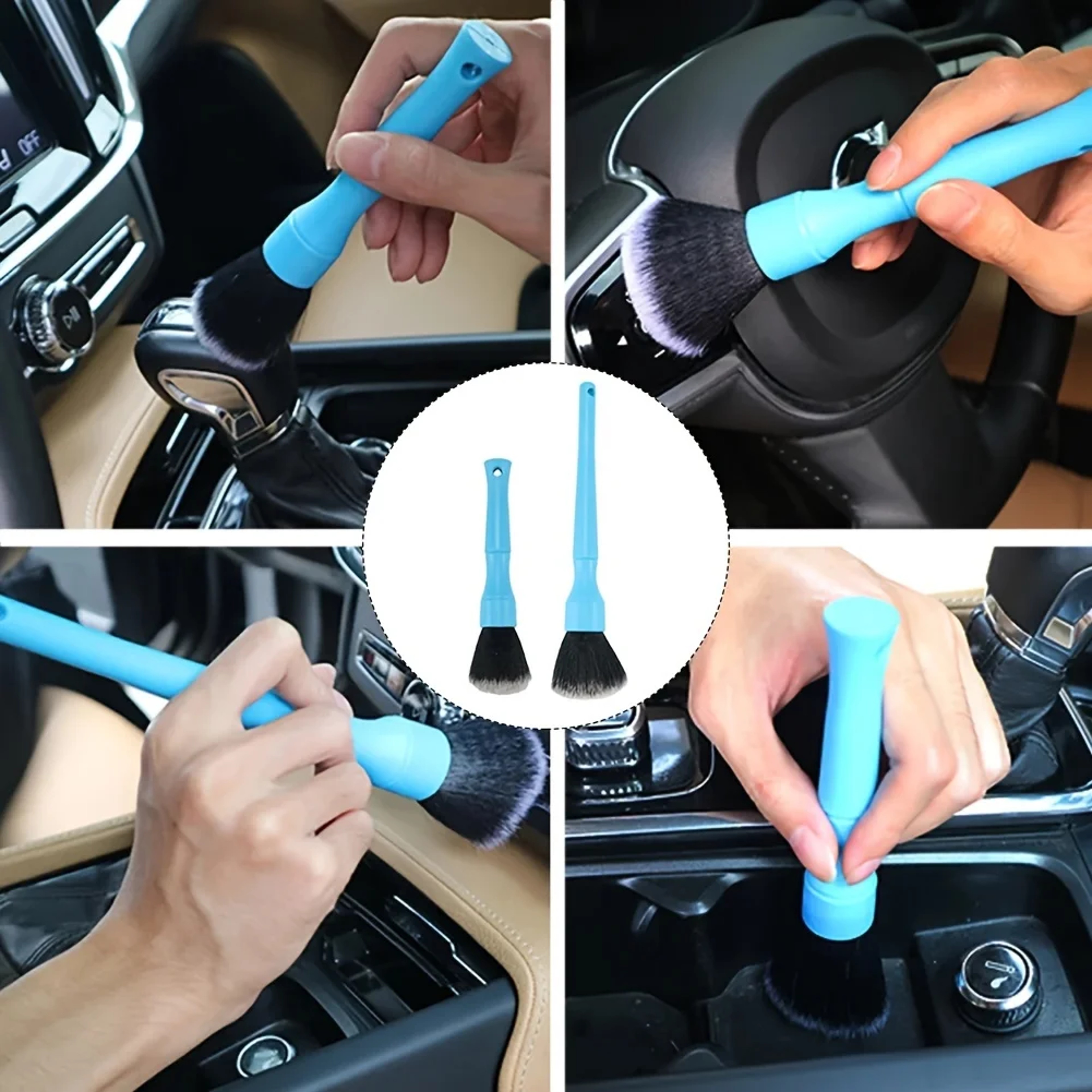 Super Soft Auto Interior Detail Brush, Car Ultra Soft Detailing Brush, Car Dashboard Dust Sweeping Brush With Synthetic – view 2