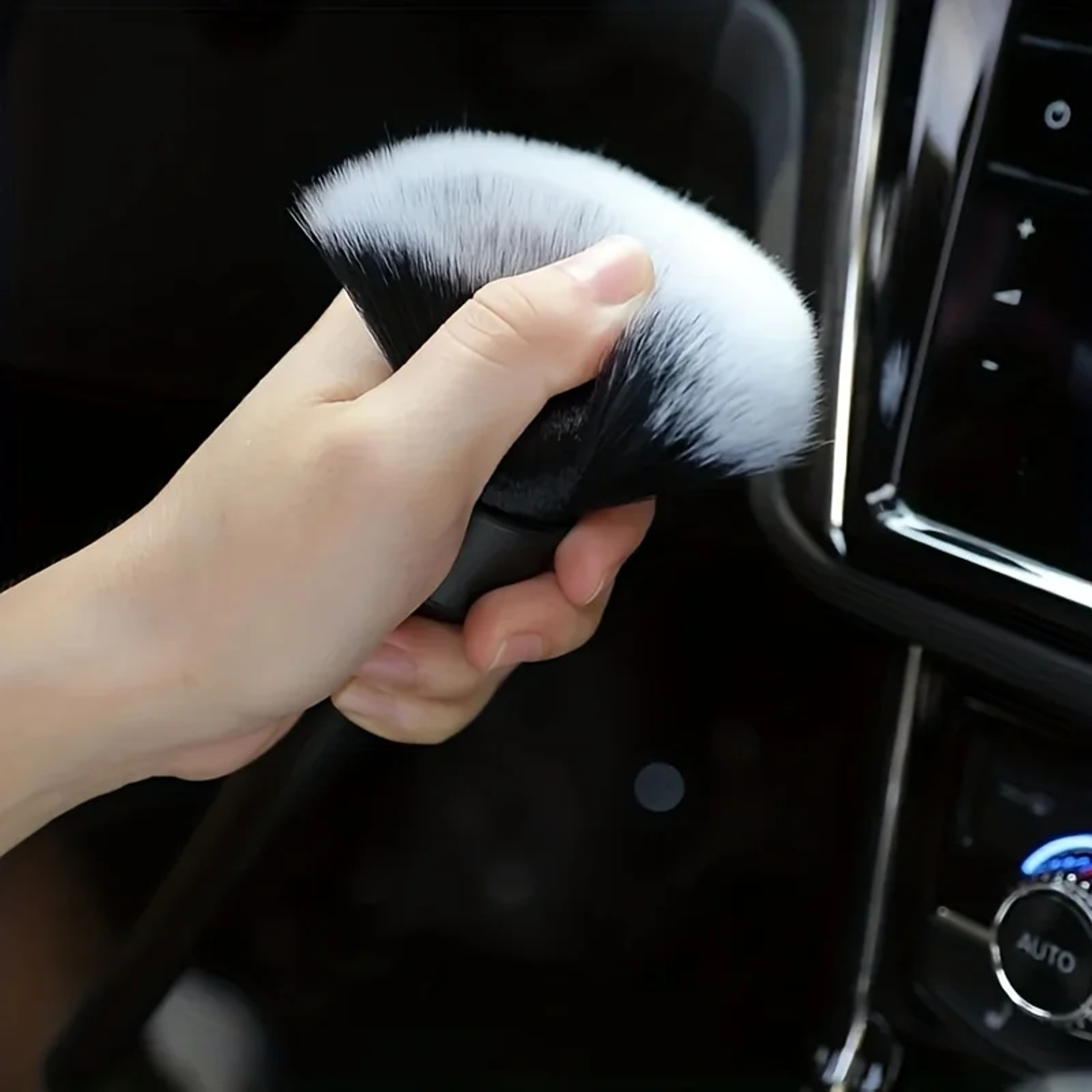 Super Soft Auto Interior Detail Brush, Car Ultra Soft Detailing Brush, Car Dashboard Dust Sweeping Brush With Synthetic – view 3