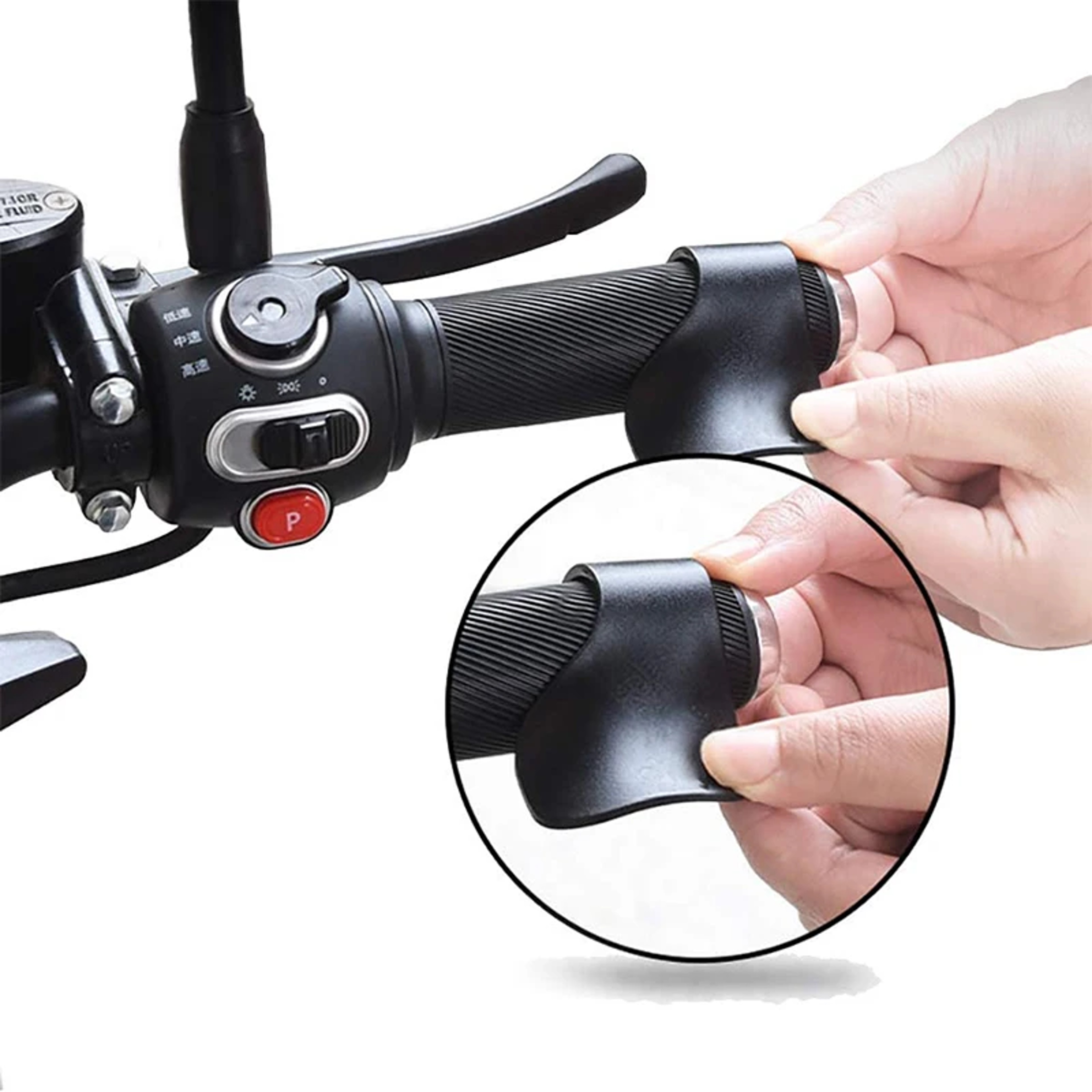 Handlebars Assistant Clips Accessories, Universal Motorcycle Accelerator, Hand Rest Moto Equipments, Assist Grips Cruise – view 3