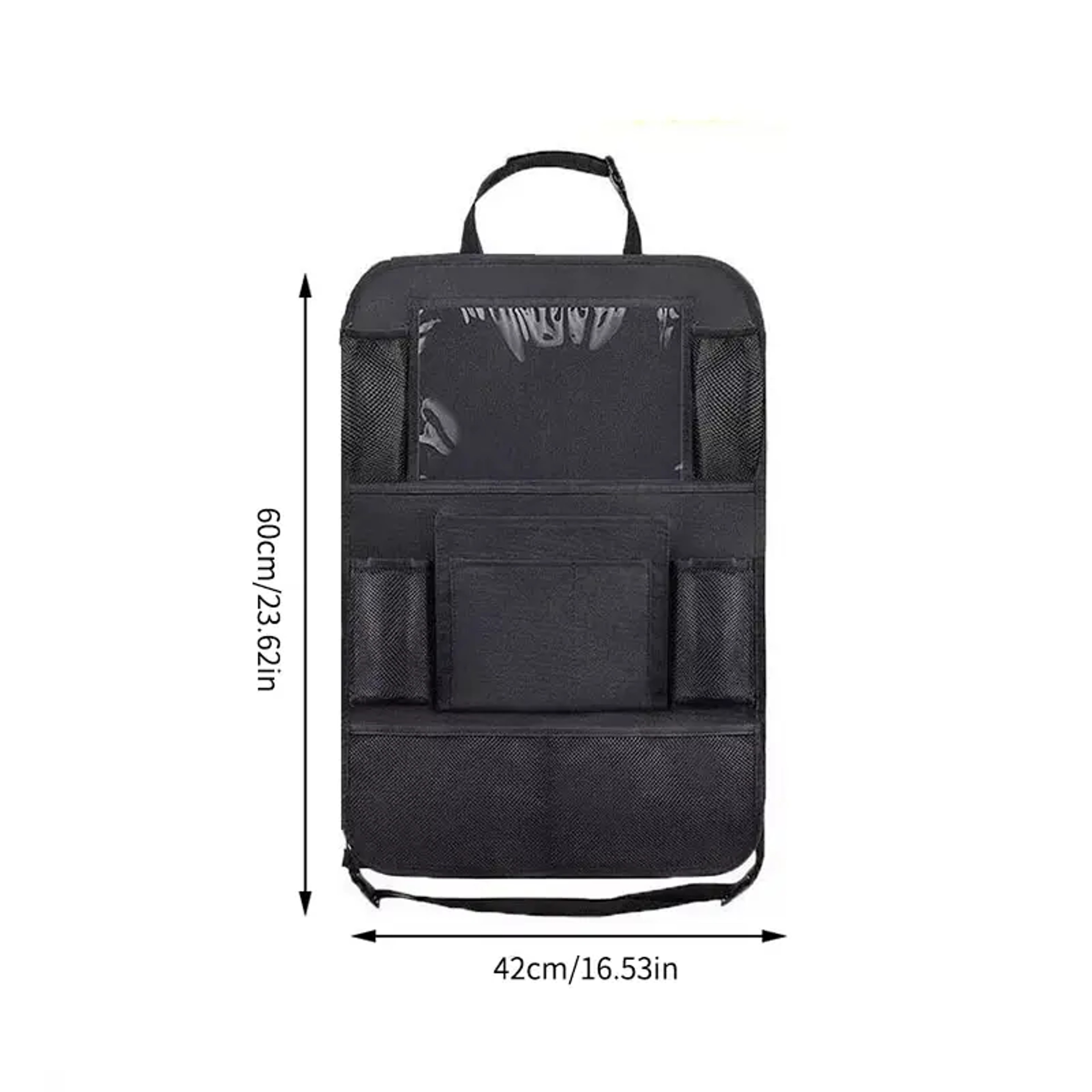 Tablet Holder Car Bag, Oxford Fabric Car Back Multi Pocket, Seat Organizer, Storage Protector for Kids – view 6