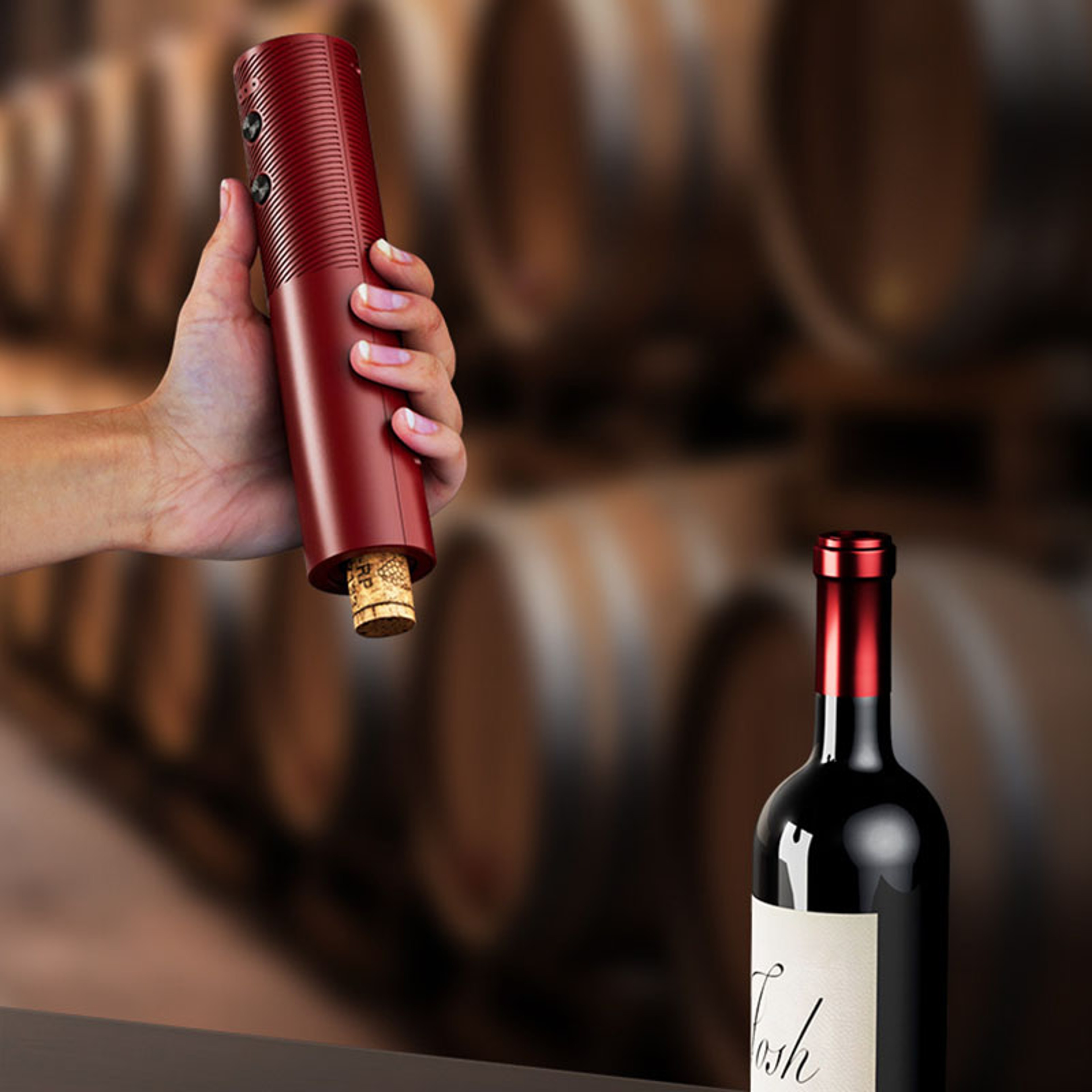 Red Wine Corkscrew Rechargeable, Electric Wine Opener Automatic, Bar Accessories Christmas Gifts, Bottle Opener – view 4