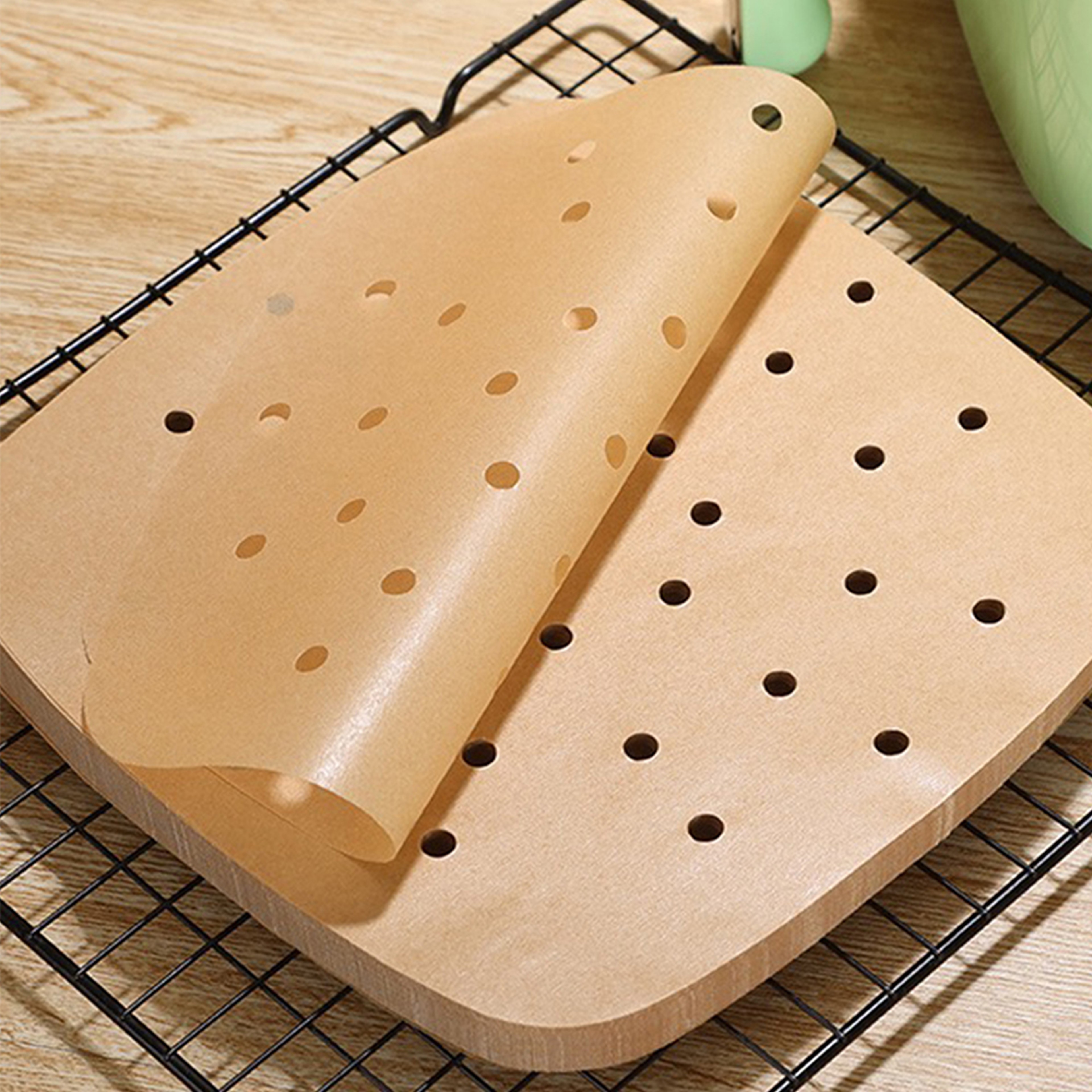 Non-Stick Air Fryer Parchment Paper Liners, Square Disposable Baking Paper Accessories – view 4