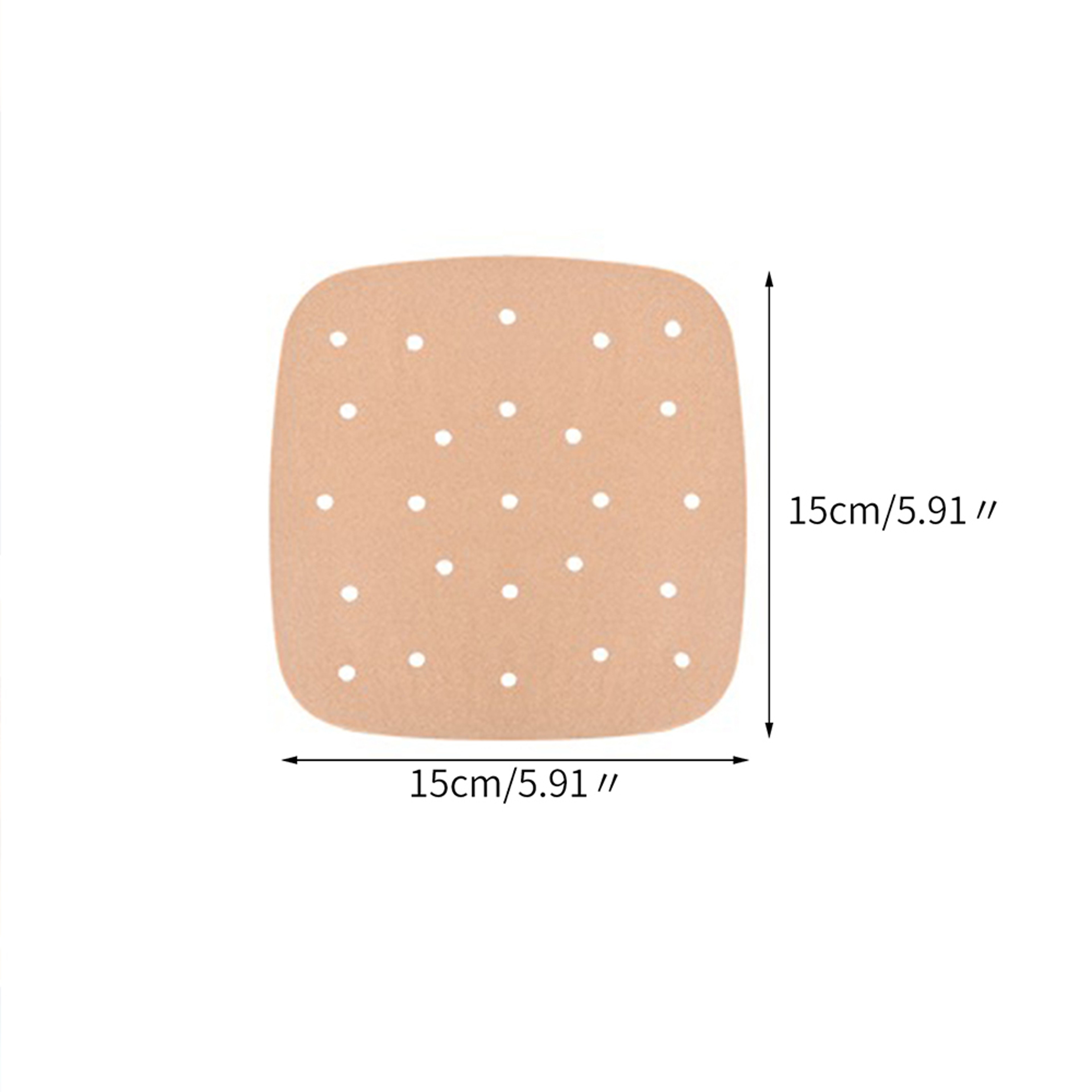 Non-Stick Air Fryer Parchment Paper Liners, Square Disposable Baking Paper Accessories – view 7