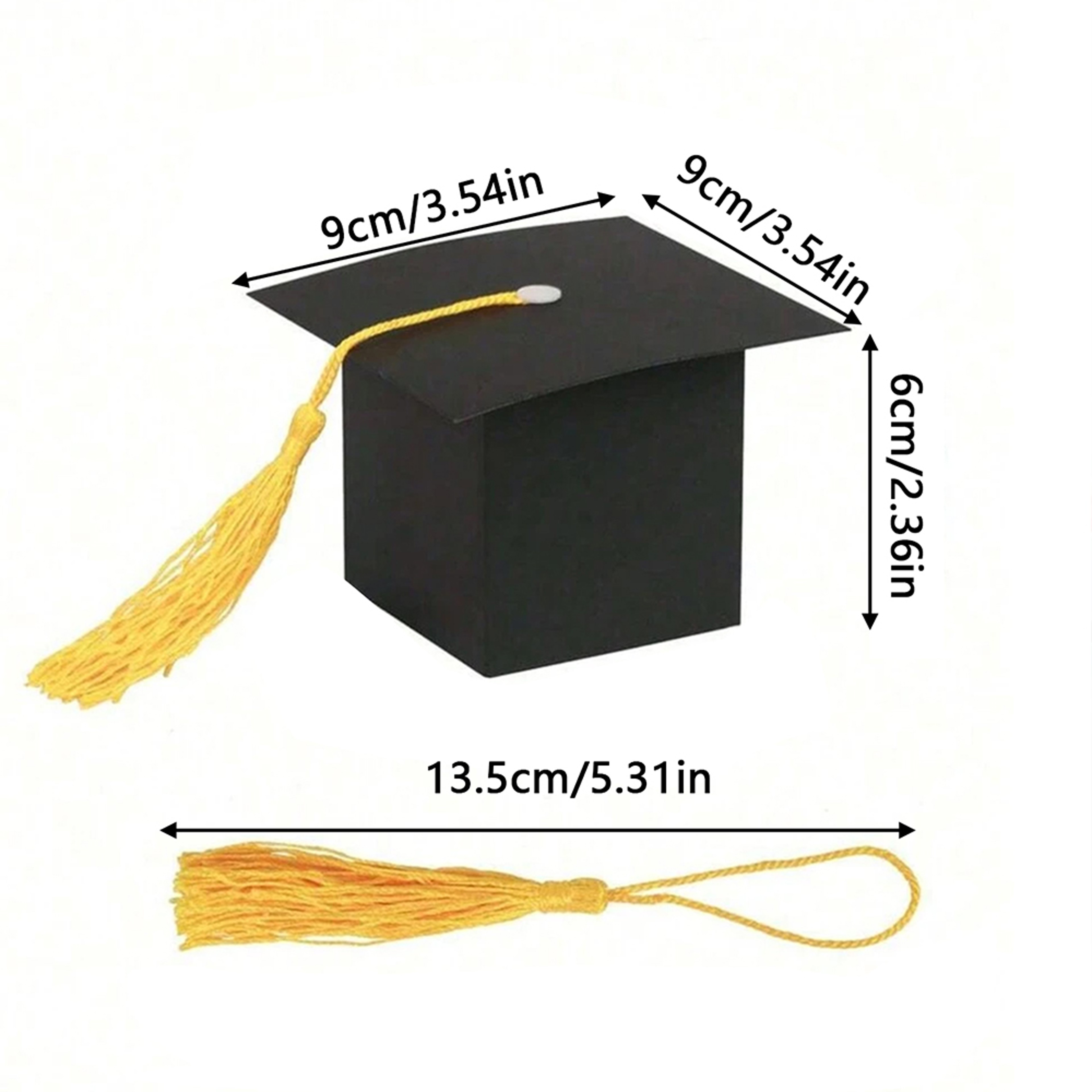 Graduation Cap Box with Tassel, Graduation Party Favors Gift Box – view 6