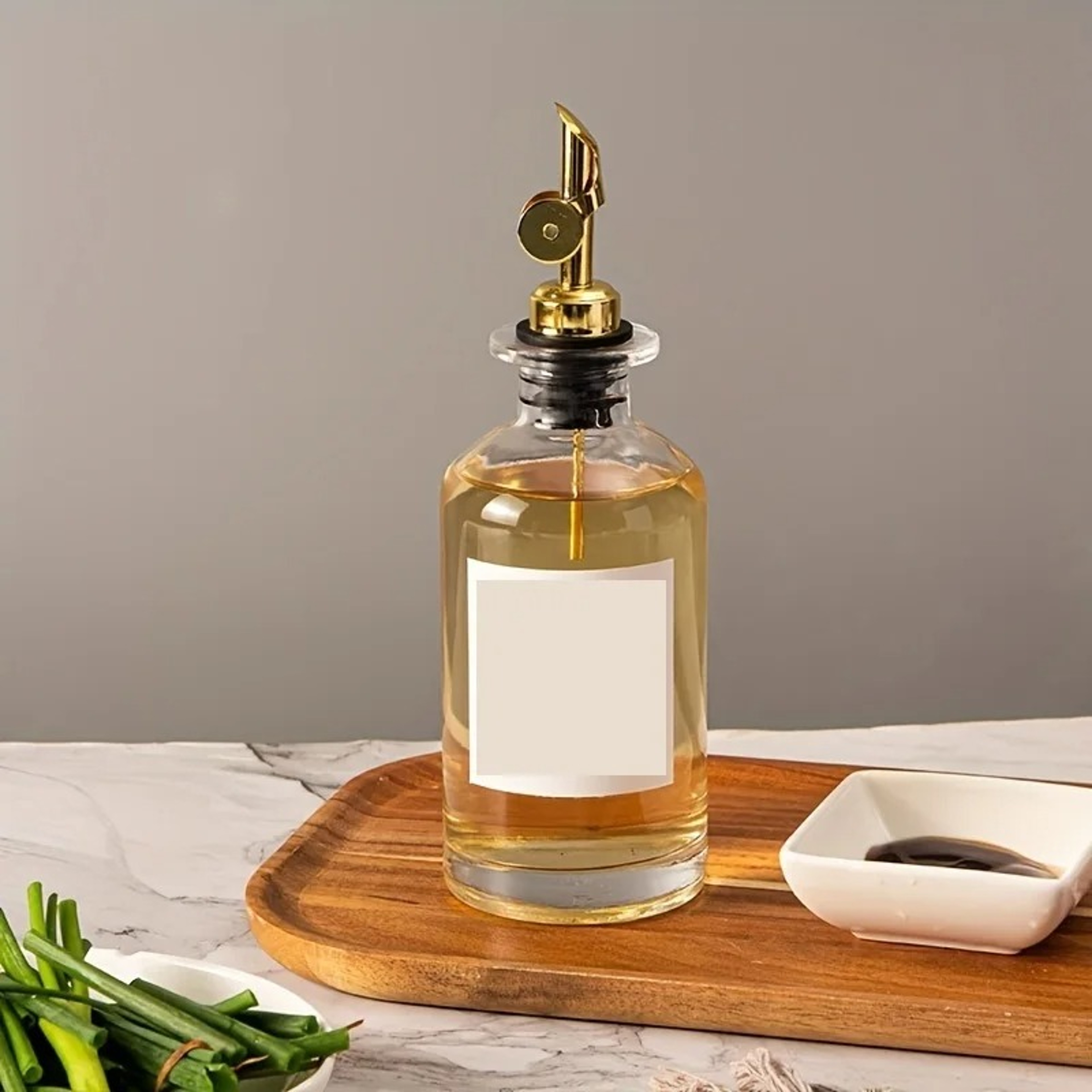 Bottle Seasoning Bottle, Glass Olive Oil Dispenser, Vinegar Bottle Condiment, Kitchen Stuff Container Kitchen Gadgets – view 6