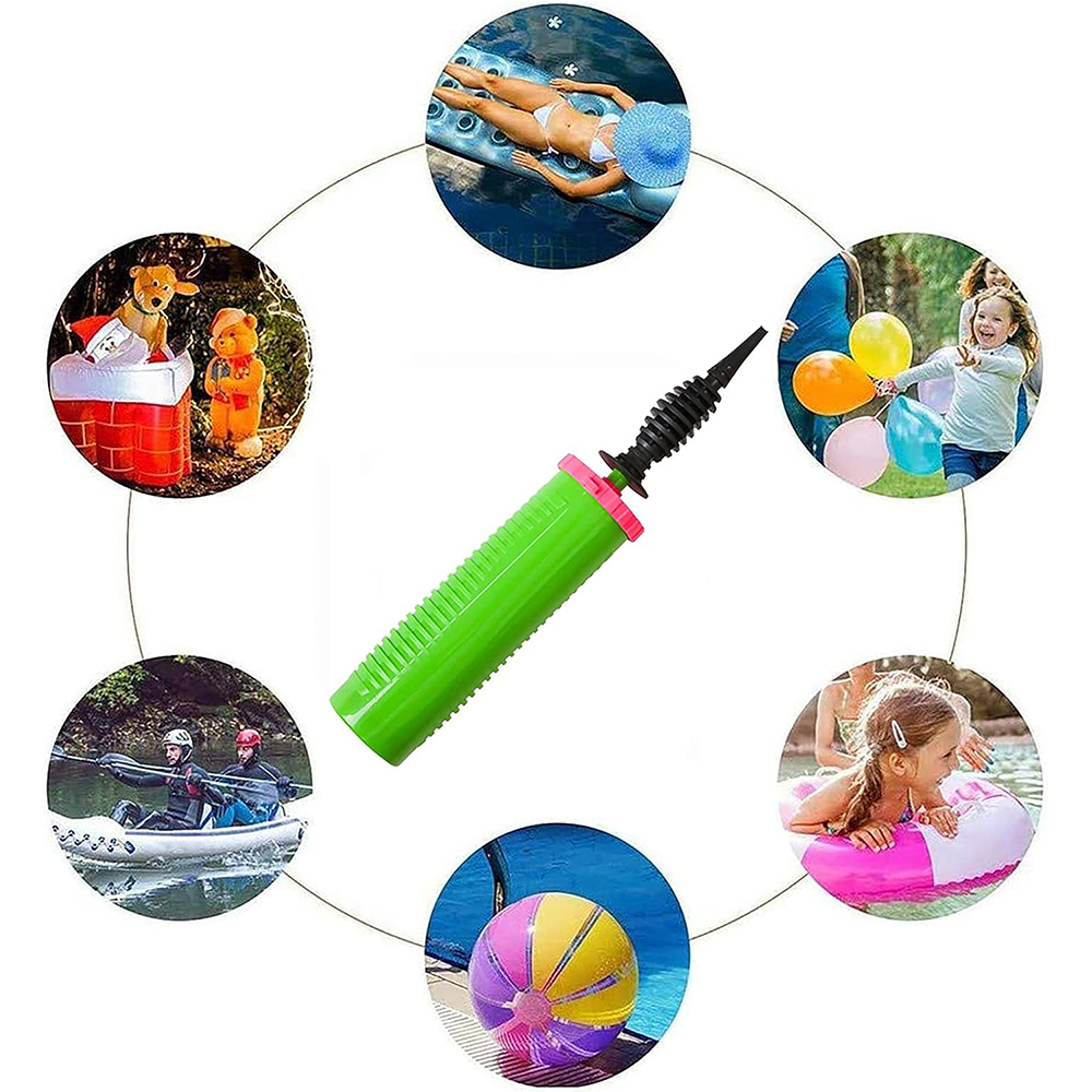 Handheld Balloon Pump Two Way Dual Action, Ballon Inflator Pumping, Air Pumper Balloons for Wedding Birthday Party – view 2