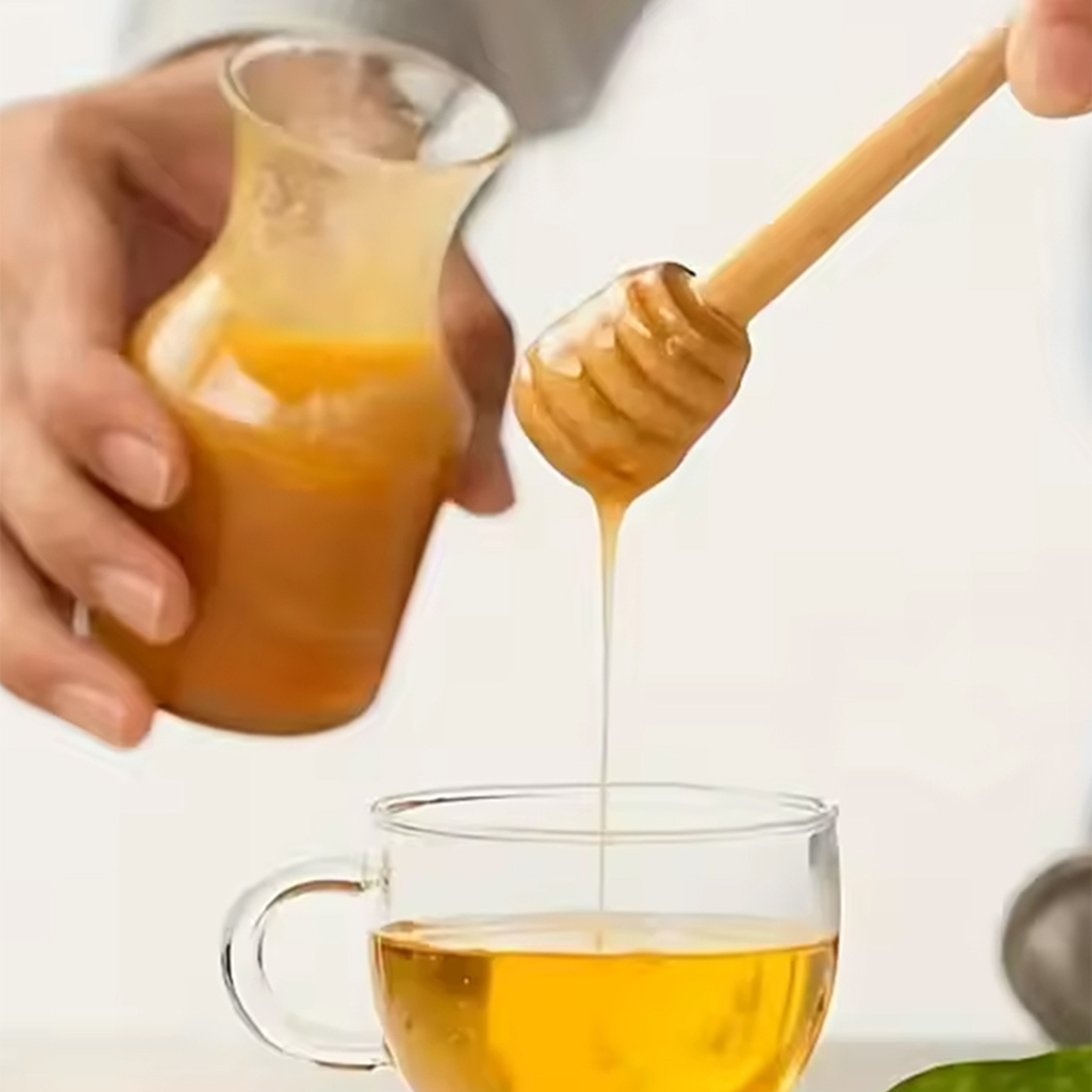 Honey Stir Sticks for Honey, Wooden Honey Dipper, Jam Stirrer for Honey Jar Dispense - Gift for Christmas – view 3
