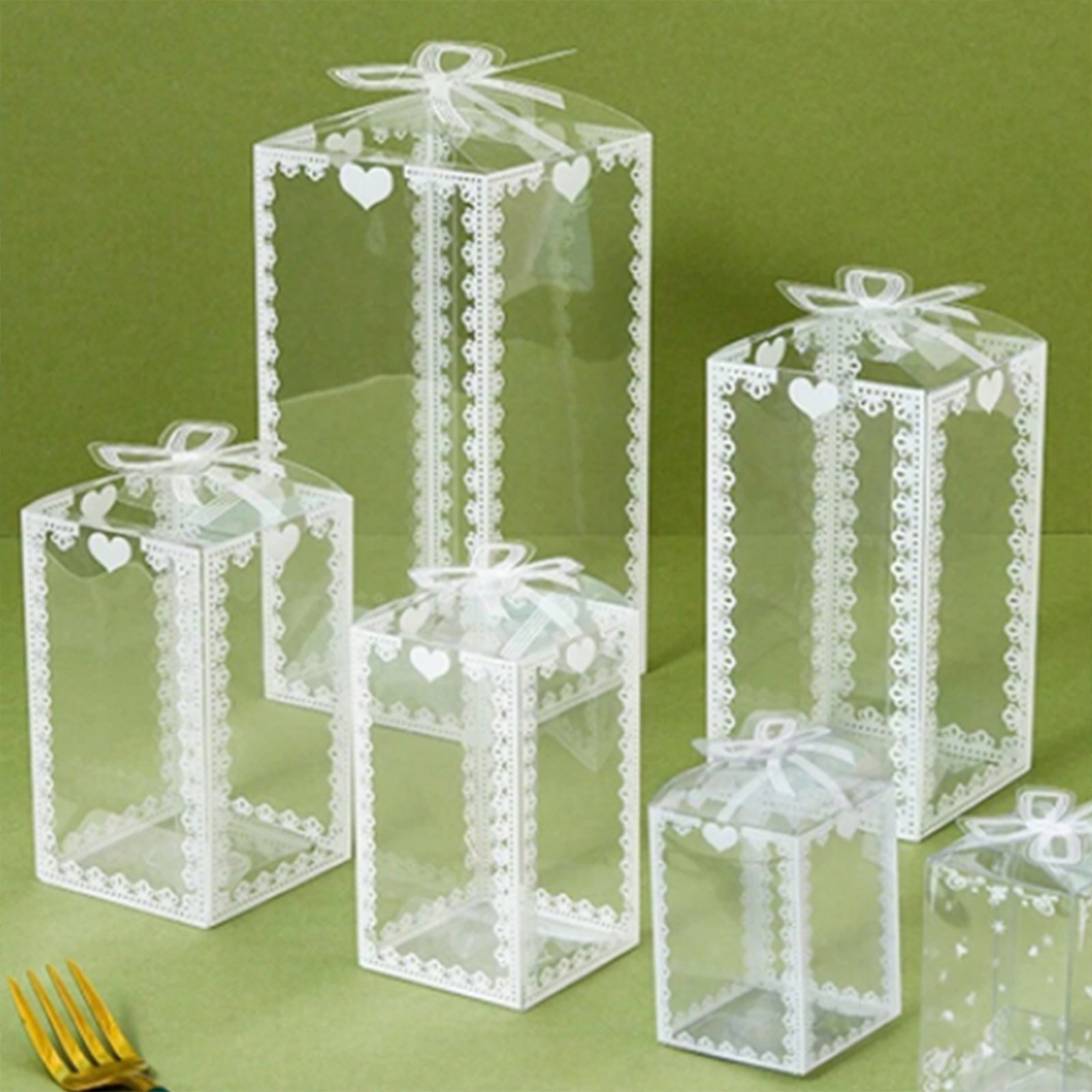 Candy Favor Gift Packaging Boxes for Wedding, Birthday, Christmas, and Transparent PVC Box Plastic Wrapping – view 1