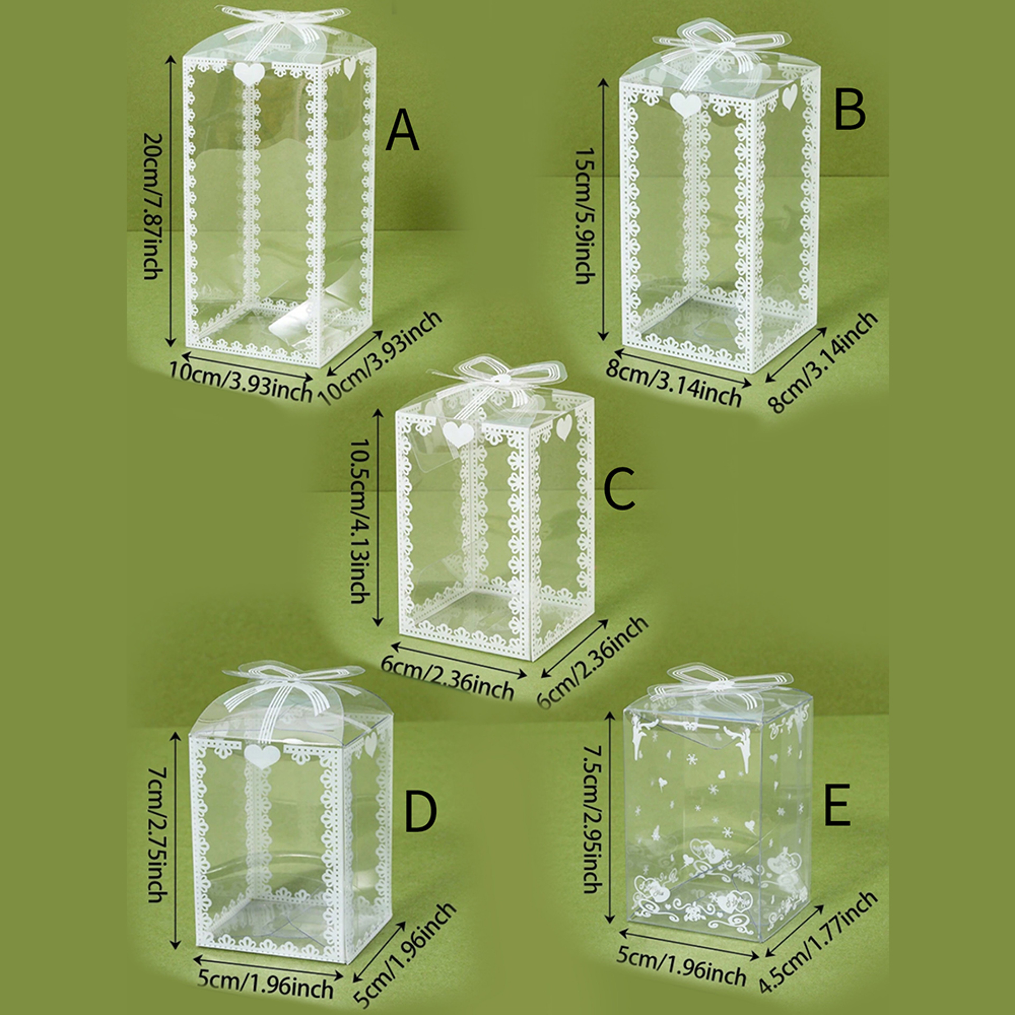 Candy Favor Gift Packaging Boxes for Wedding, Birthday, Christmas, and Transparent PVC Box Plastic Wrapping – view 6