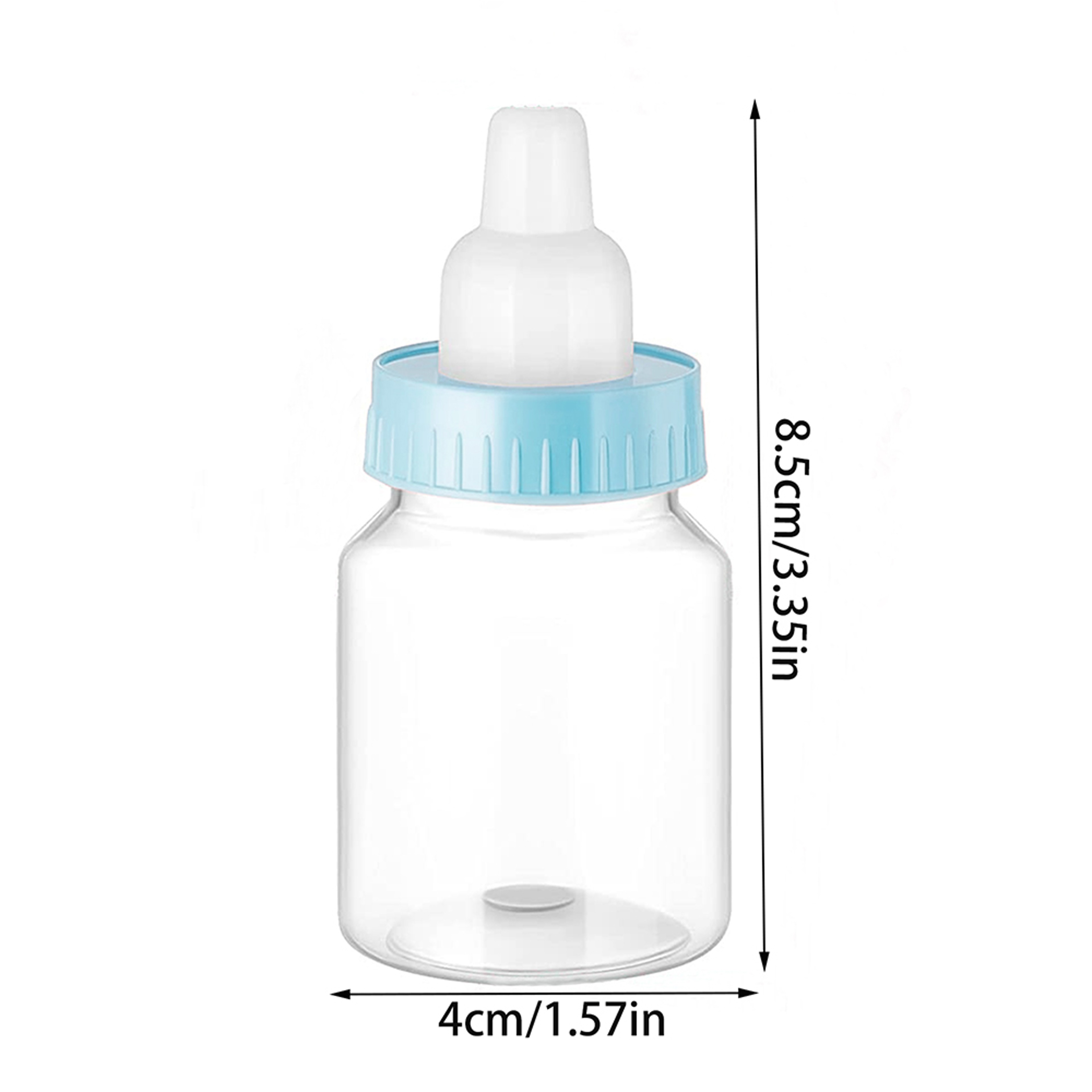 Plastic Candy Bottle Baby Shower Favor, Mini Feeding Bottle for Birthday Baby Bottle Gift Decor – view 4