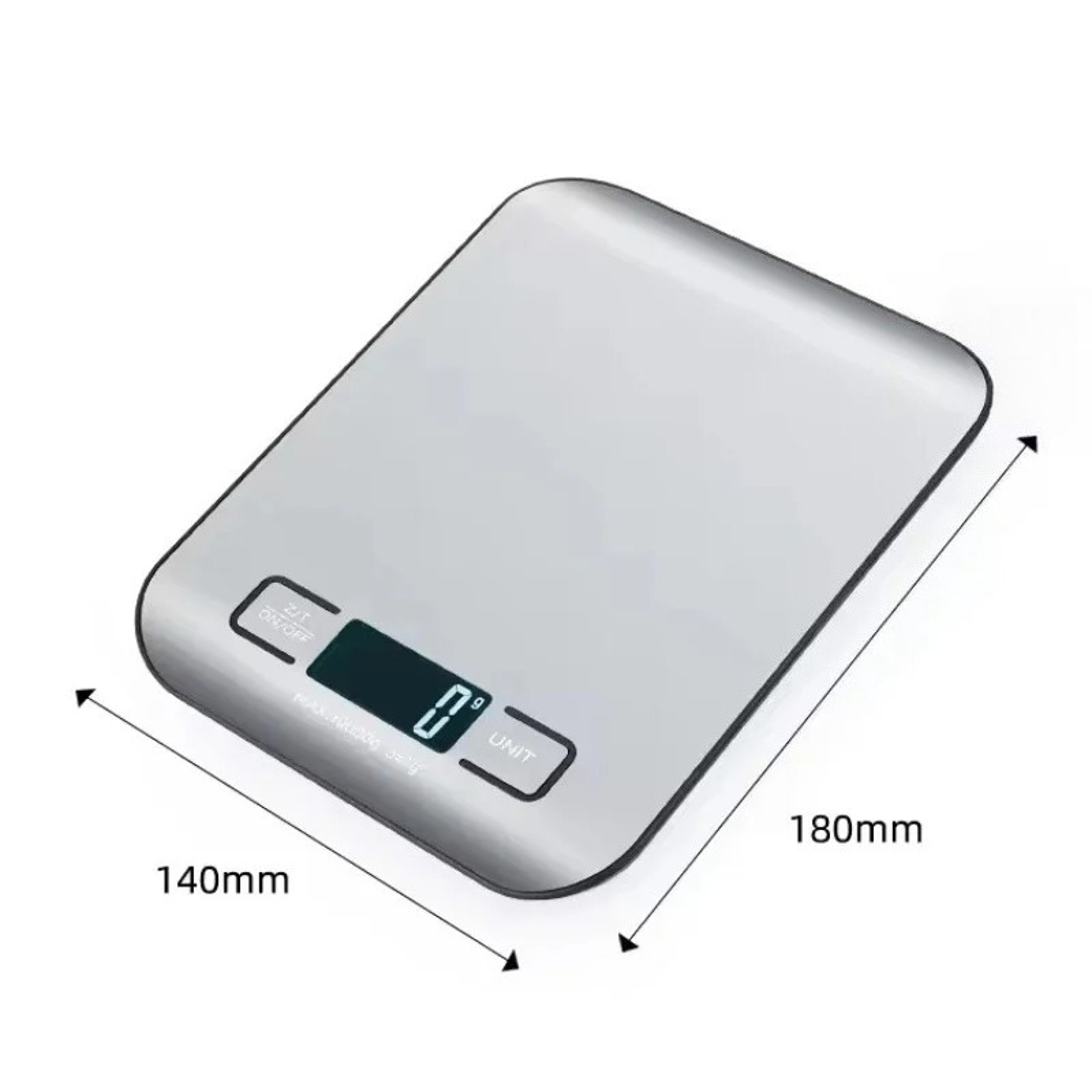 Digital Electronic Kitchen Scale With LED Display Stainless Steel Panel Ideal For Baking Jewelry Sn 3