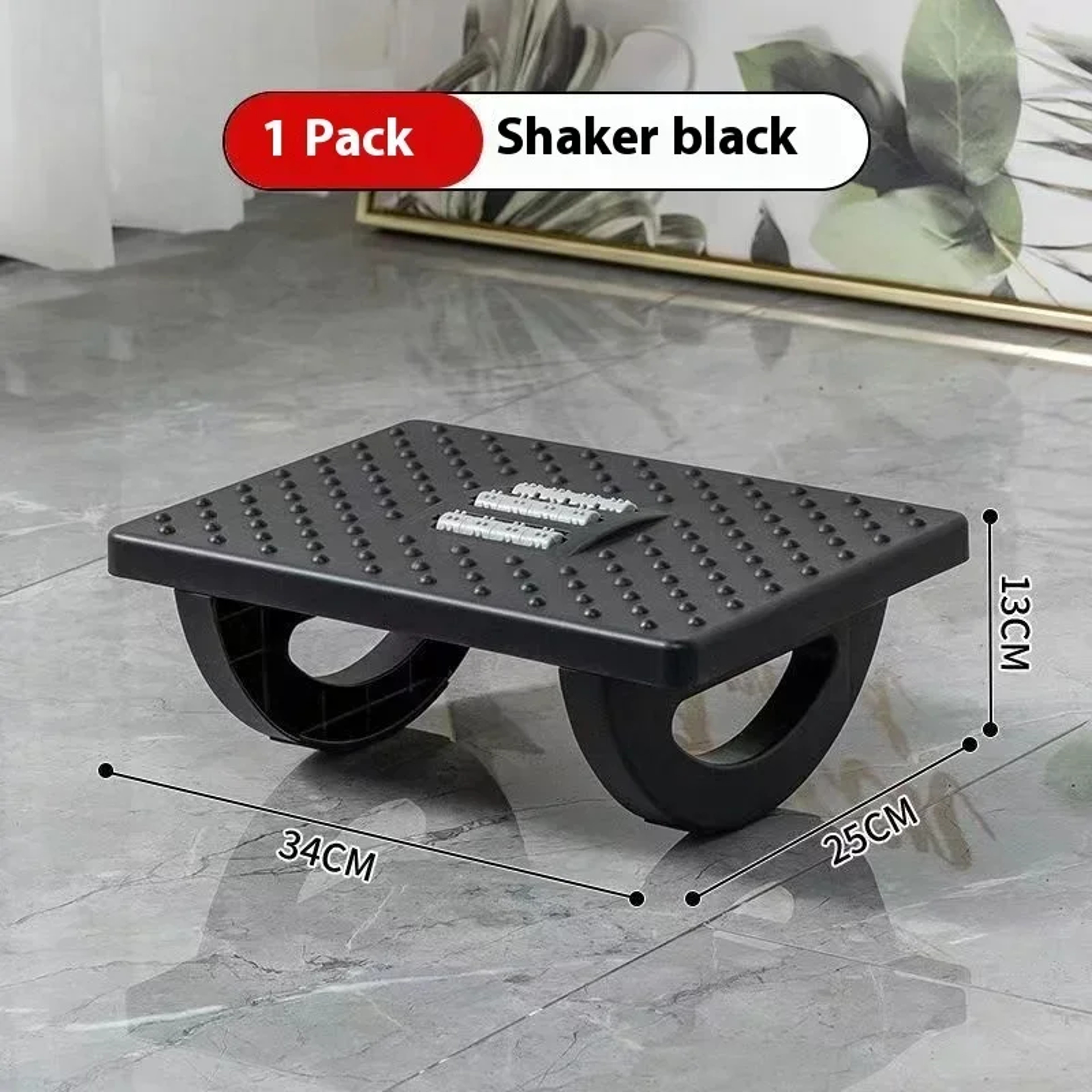 Foot Rest Under Desk Ergonomic Foot Stool With Massage Rollers New Portability Footrest For Office  3