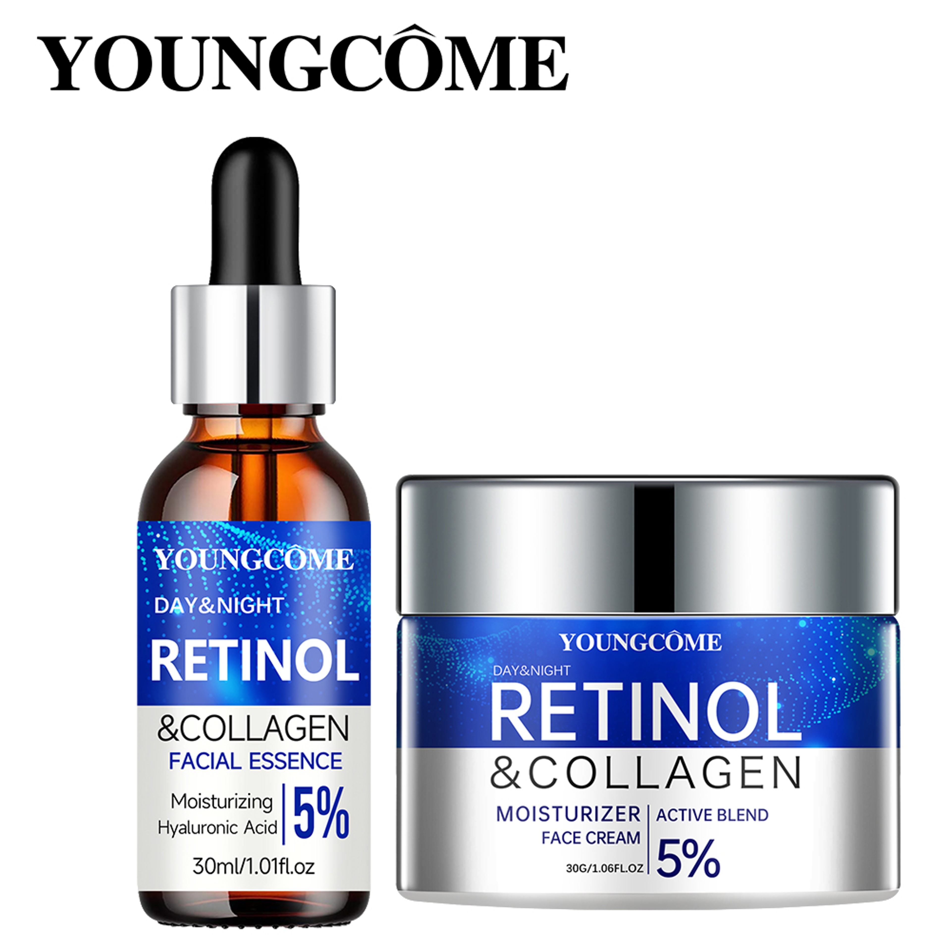 Retinol Serum Combo Set, Smoothes Wrinkles, Increases Elasticity – view 1