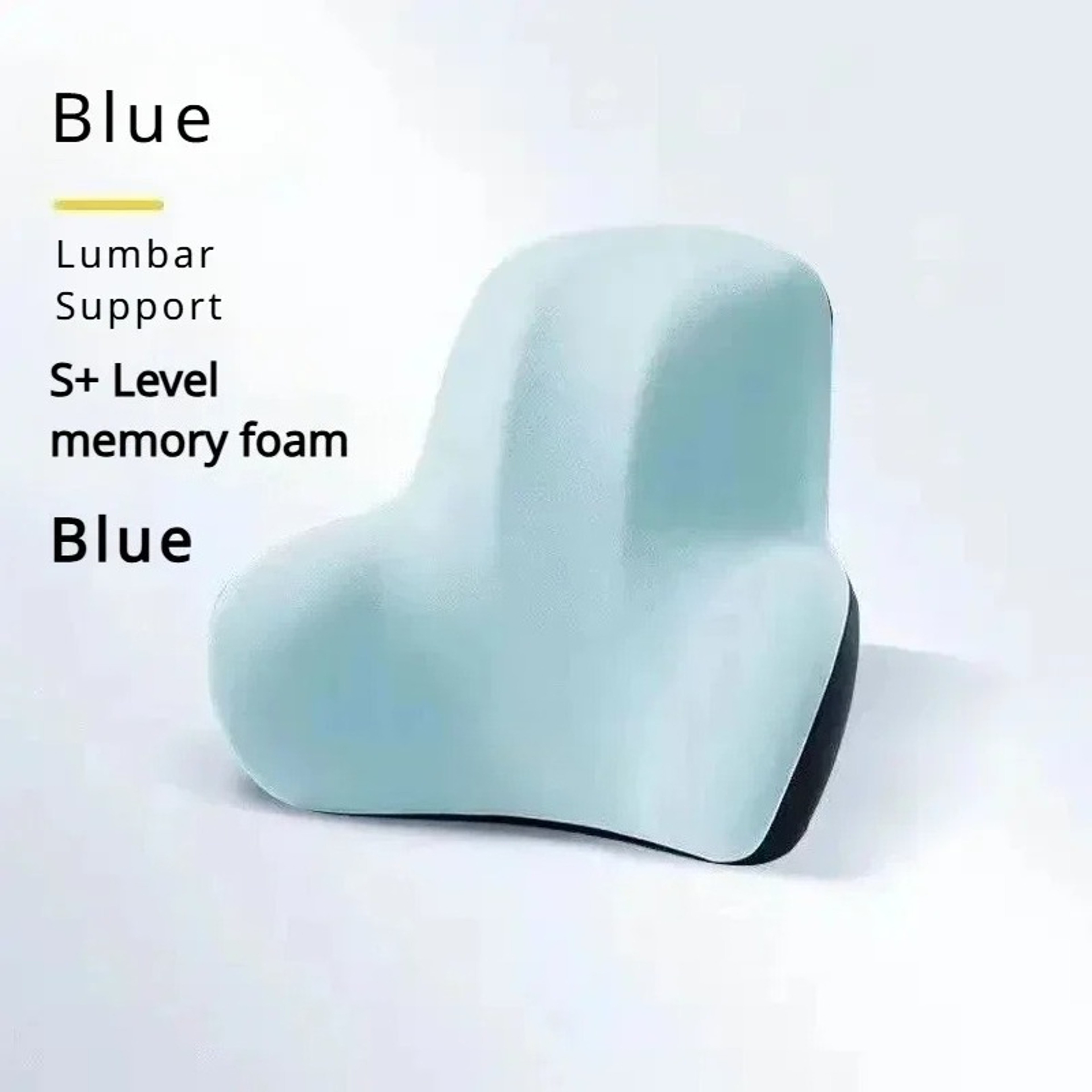 Memory Foam Lumbar Cushion  MultiScene Pain Relief For Car Office Gaming Chairs  Postpartum Support 5