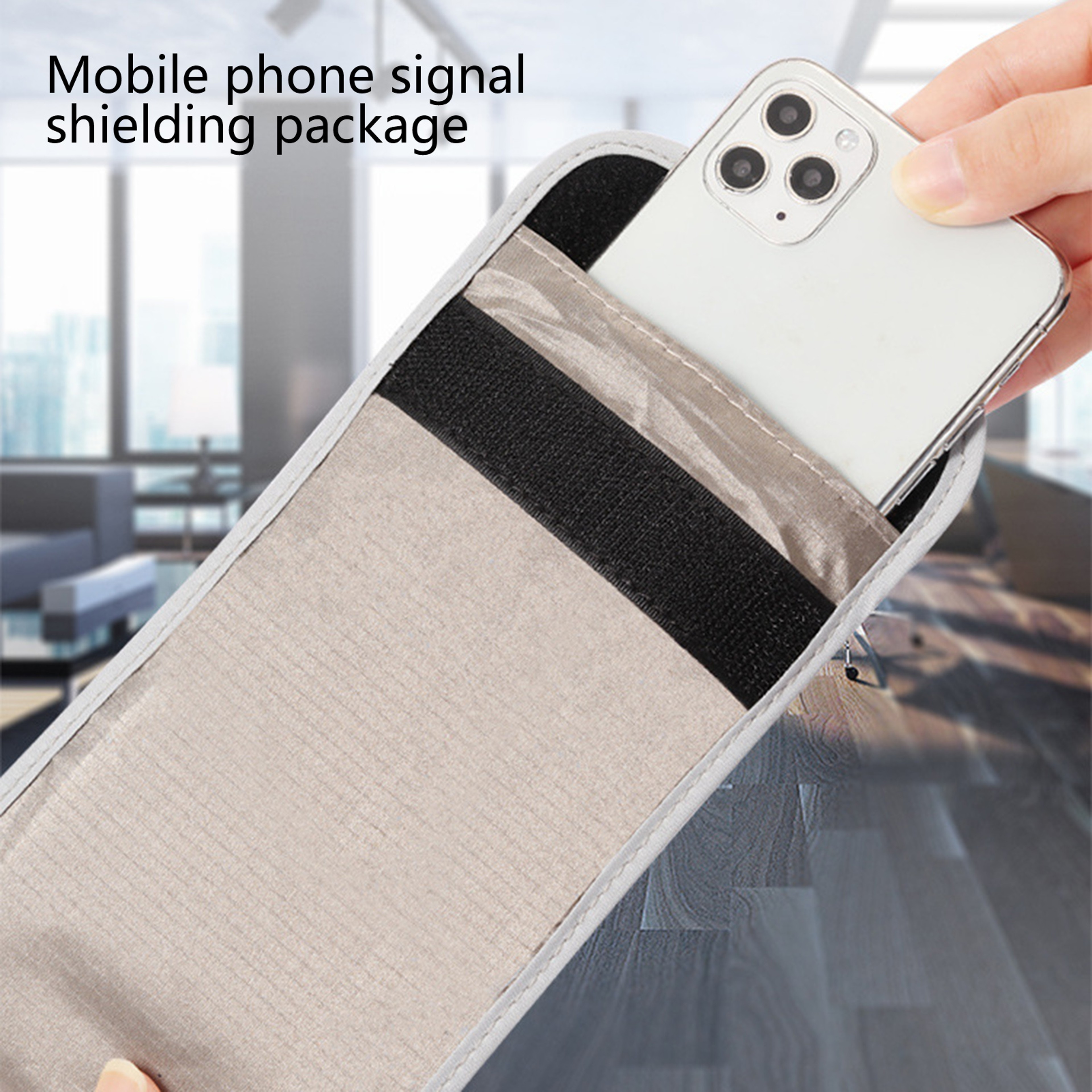 Cell Phone Signal Blocking Faraday Bag For Phone AntiSpying Tracking Fob Shield EMF GPS Location Fa 3