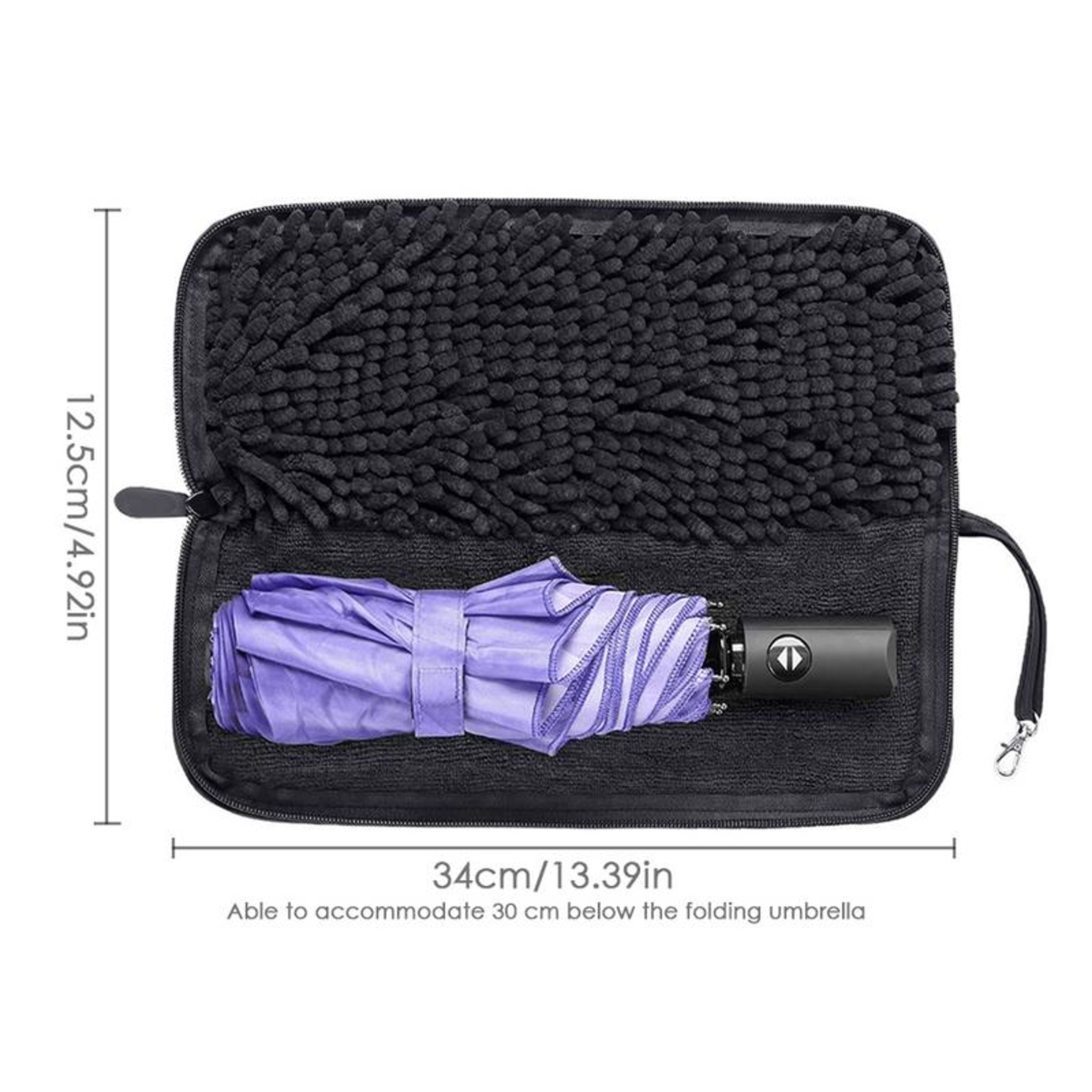 Portable Travel Accessories, Water Absorbent Umbrella Bag, Ultrafine Fiber Cleaning Cloth – view 4
