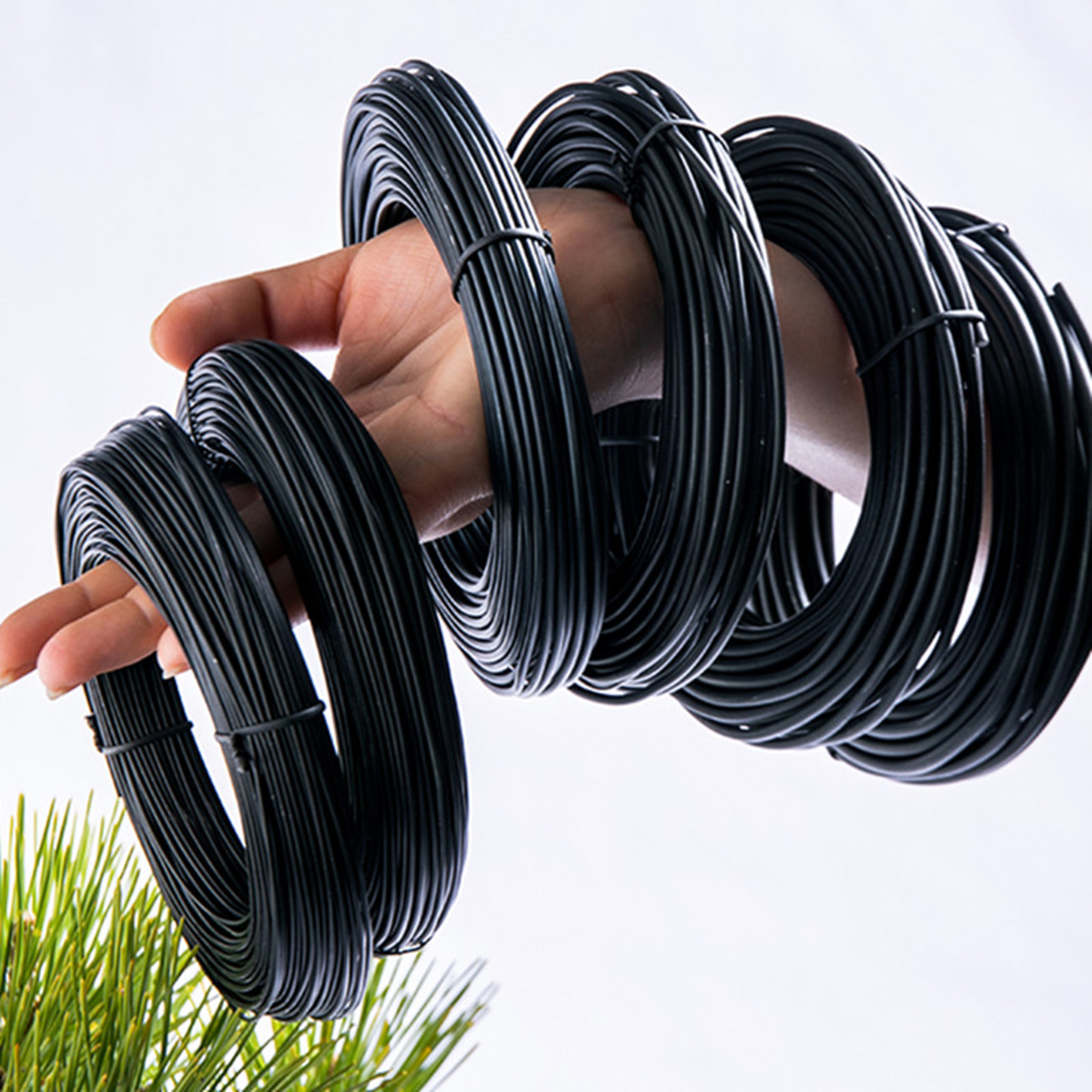 Anodized Aluminum Bonsai Training Wire Total Black Wire for Plant Shapes – view 4