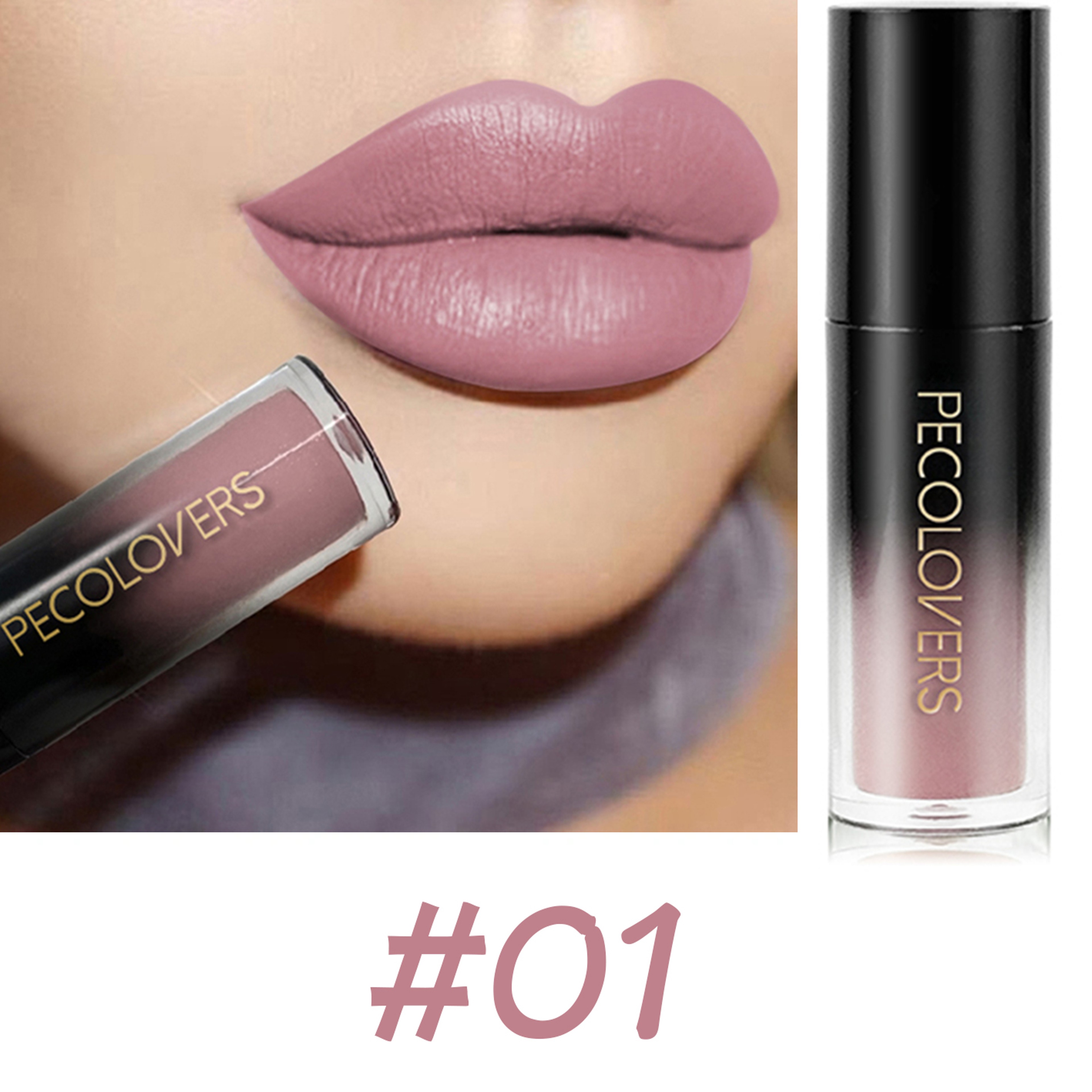 Best Lip Makeup Color Sexy Matte Long Lasting Lip Gloss Liquid Lipstick 4